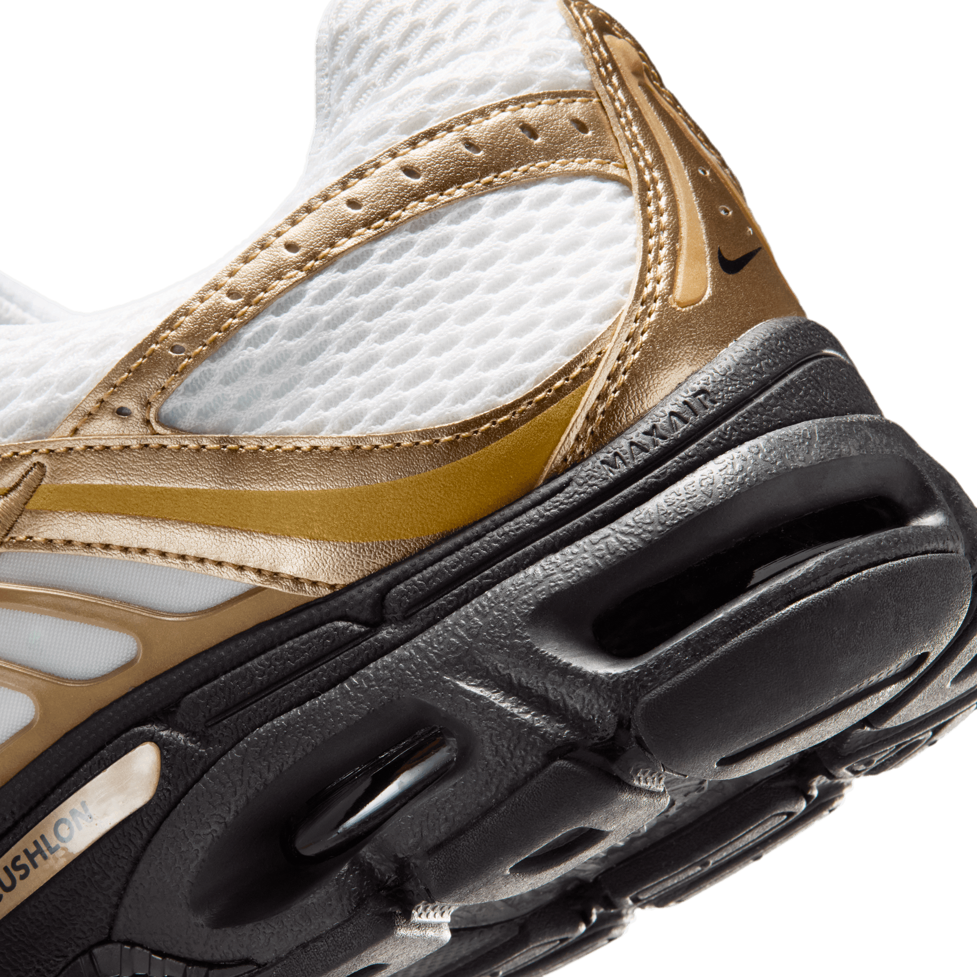 Nike Air Max Moto 2K "White/Black/Metallic Gold" Men's Shoe - WHITE/GOLD
