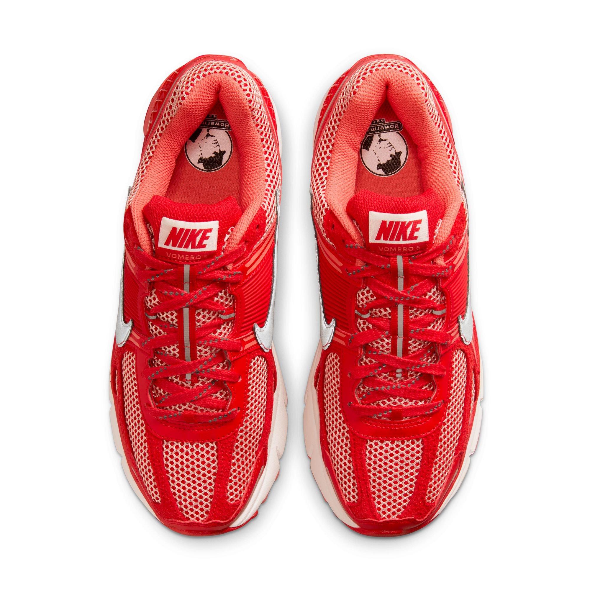 Nike Zoom Vomero 5 Premium "University Red/Metallic Silver" Men's Shoe - RED/SILVER Thumbnail View 6