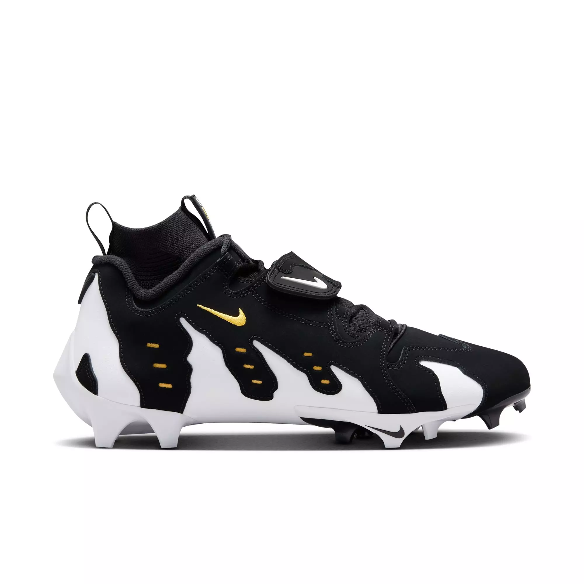 Nike Diamond Turf 96 "Black/White" Men's Football Cleat - BLACK/WHITE/VARSITY MAIZE