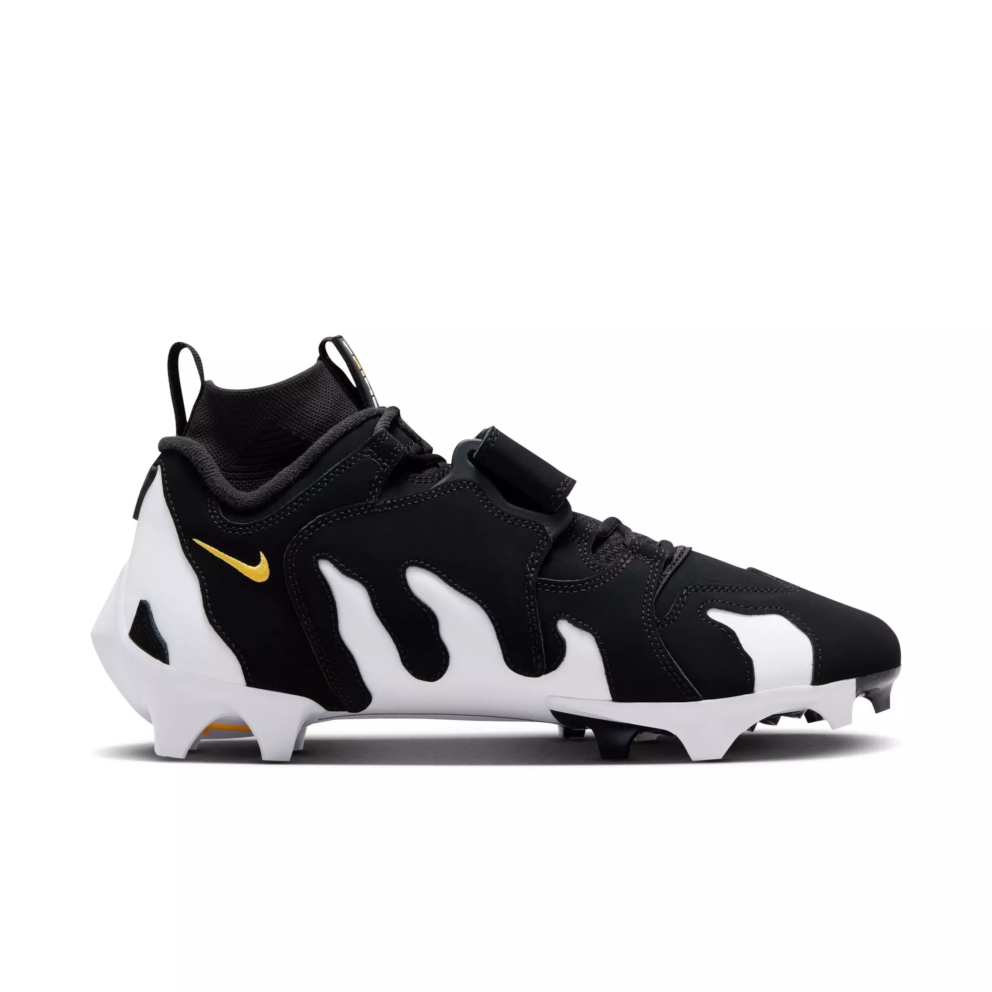 Nike Diamond Turf 96 "Black/White" Men's Football Cleat - BLACK/WHITE/VARSITY MAIZE