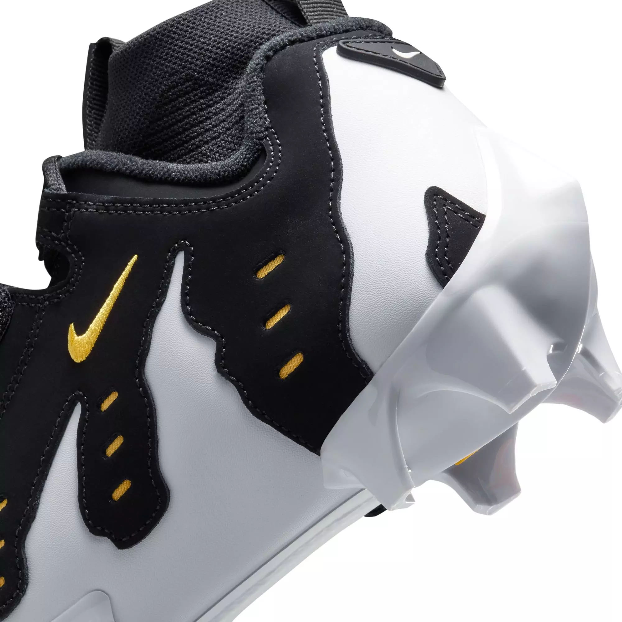 Nike Diamond Turf 96 "Black/White" Men's Football Cleat - BLACK/WHITE/VARSITY MAIZE