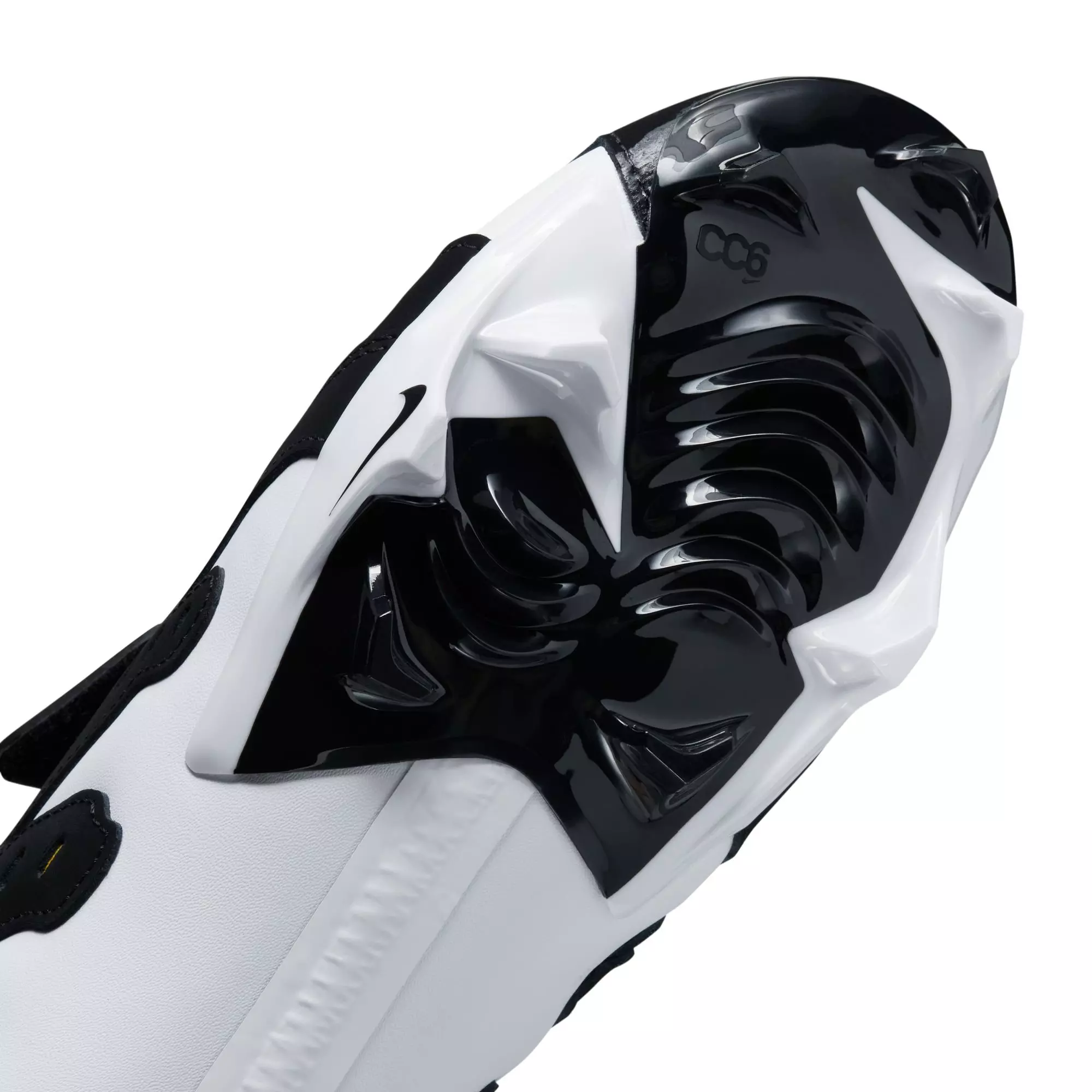 Nike Diamond Turf 96 "Black/White" Men's Football Cleat - BLACK/WHITE/VARSITY MAIZE