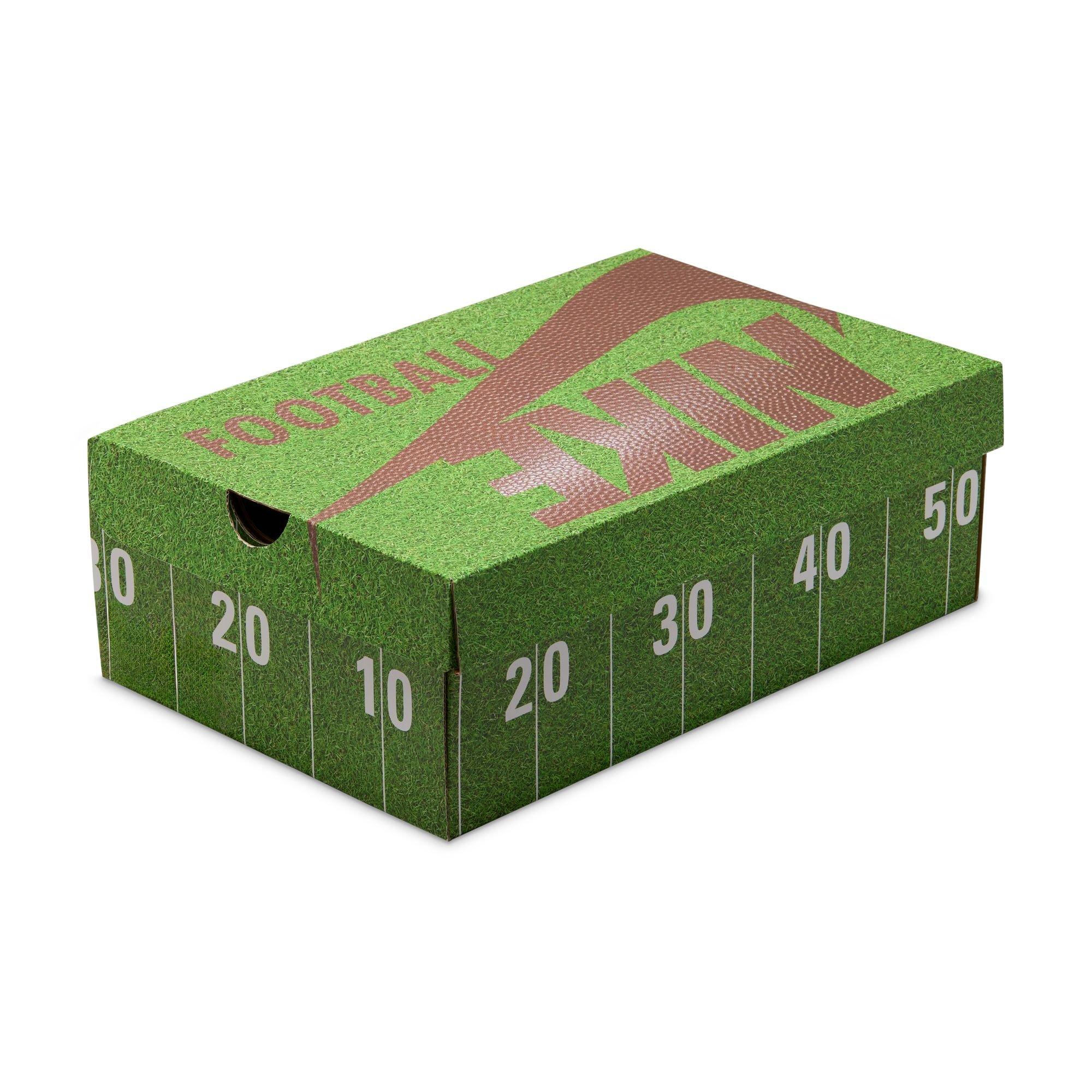 Nike Diamond Turf 96 "Black/White" Men's Football Cleat - BLACK/WHITE/VARSITY MAIZE Thumbnail View 8