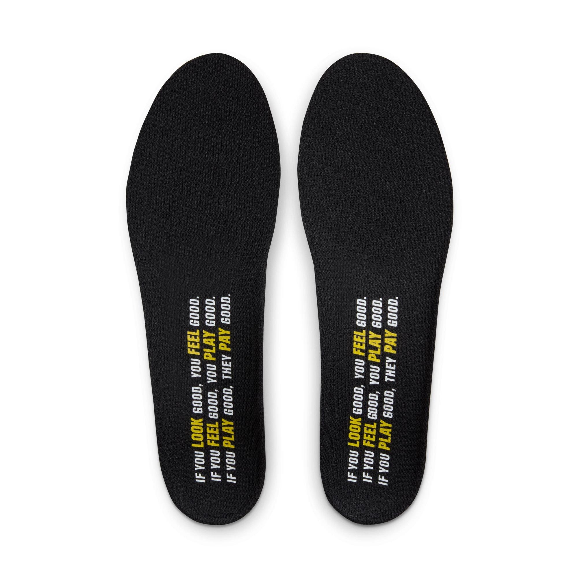 Nike Diamond Turf 96 "Black/White" Men's Football Cleat - BLACK/WHITE/VARSITY MAIZE Thumbnail View 9