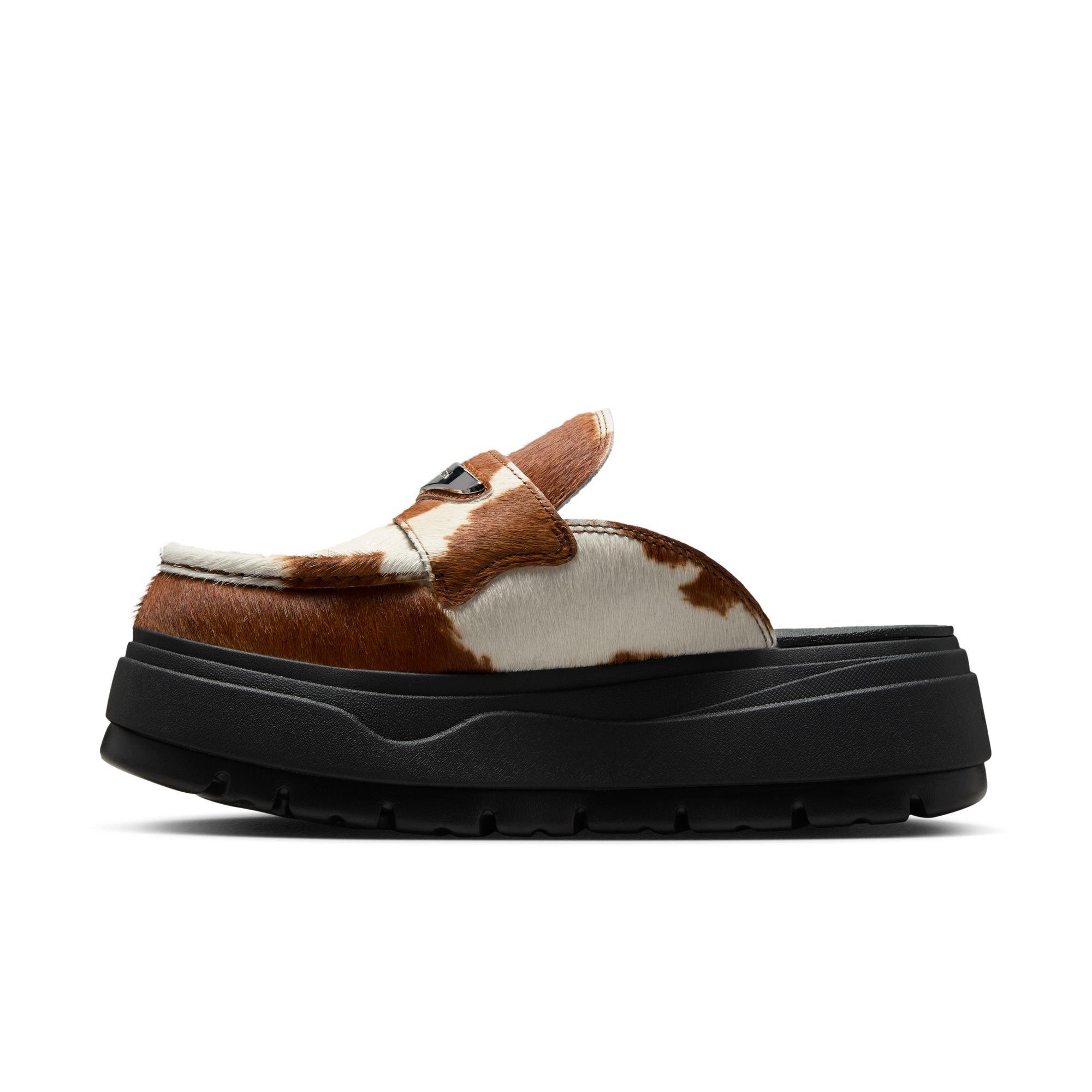 Jordan Air Mule SE "Cow Print" Women's Slide - BROWN/WHITE Thumbnail View 4