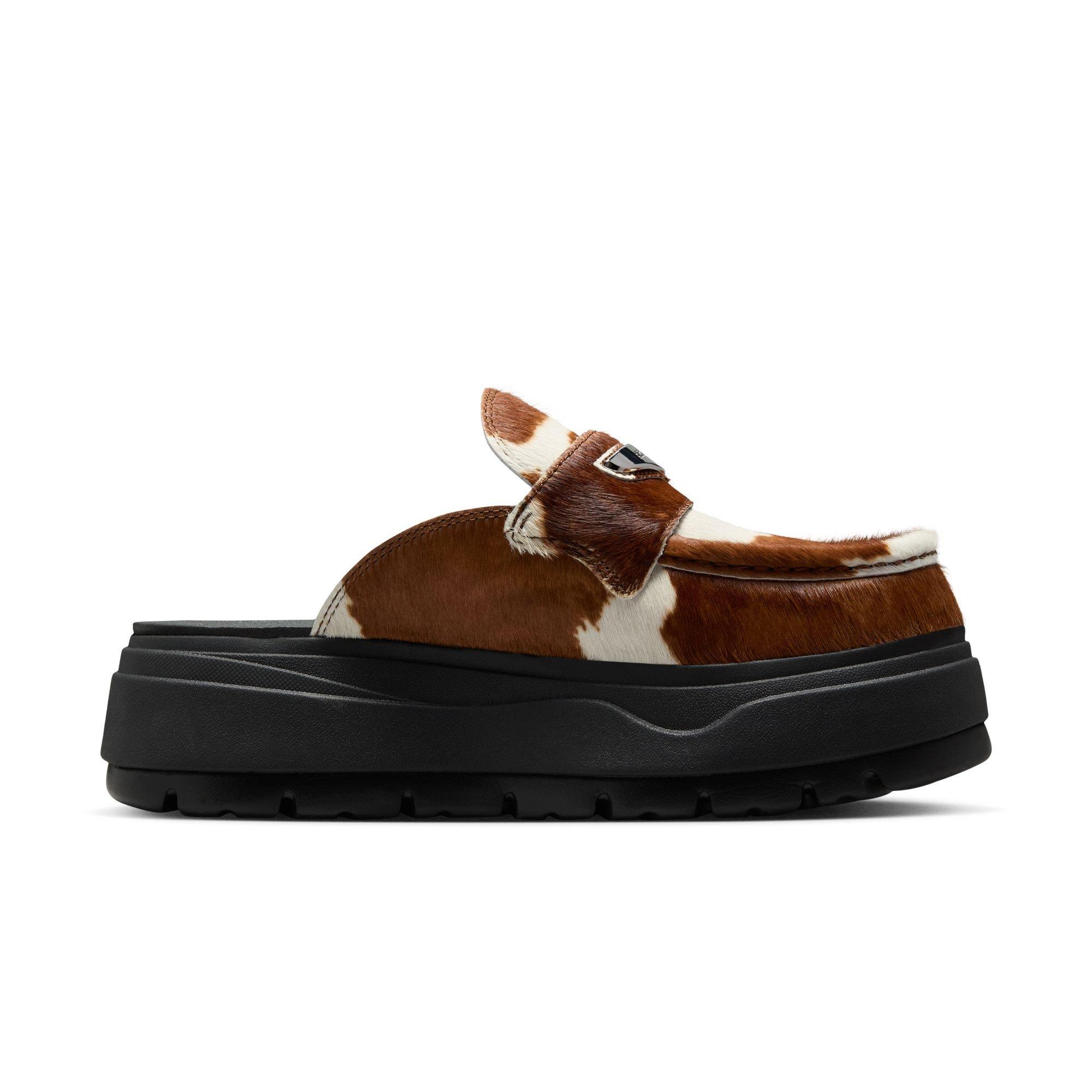 Jordan Air Mule SE "Cow Print" Women's Slide - BROWN/WHITE Thumbnail View 2