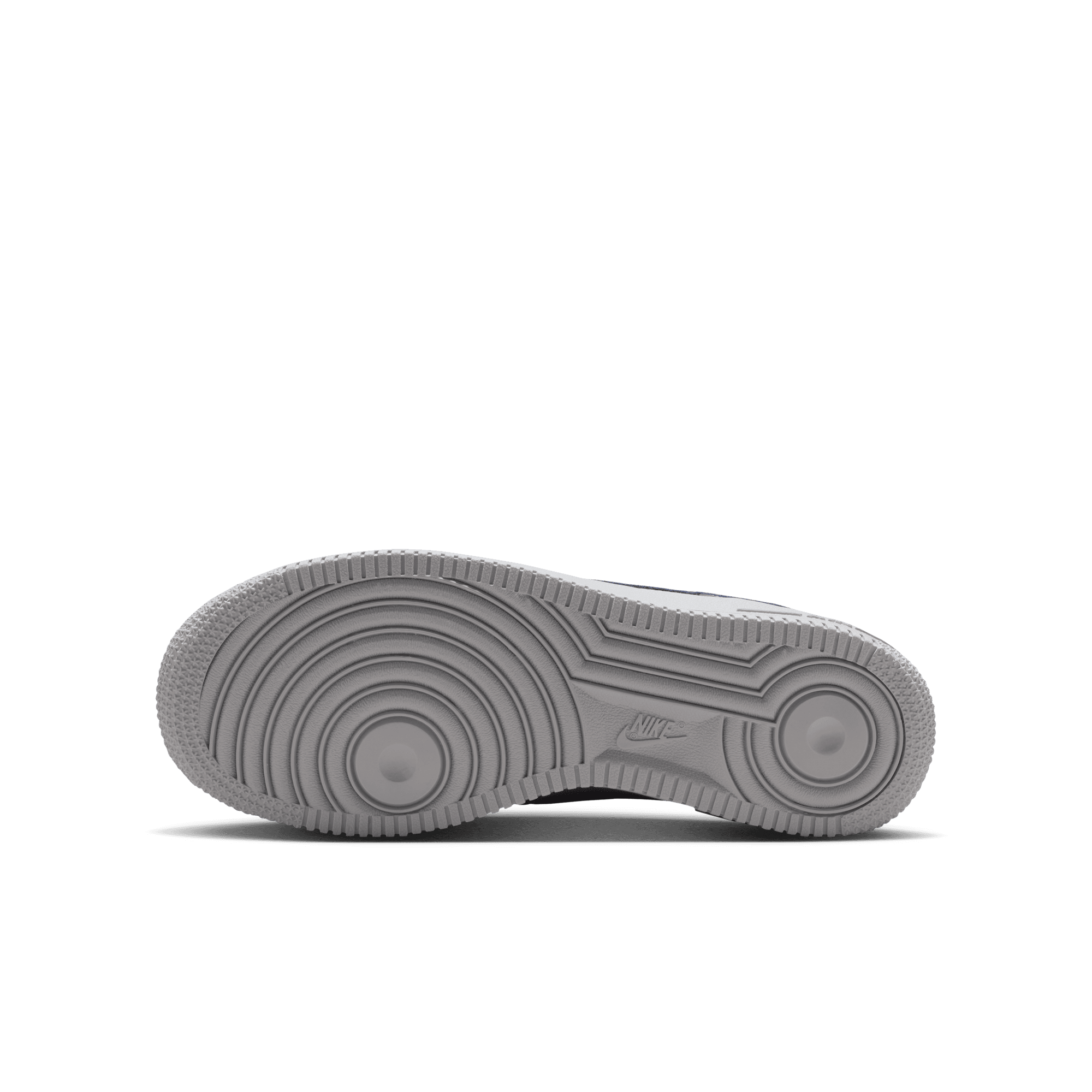 Nike Air Force 1 Low "Wolf Grey/Work Blue" Grade School Boys' Shoe - GREY/BLUE Thumbnail View 9