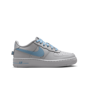 Nike Air Force 1 Low "Wolf Grey/Work Blue" Grade School Boys' Shoe