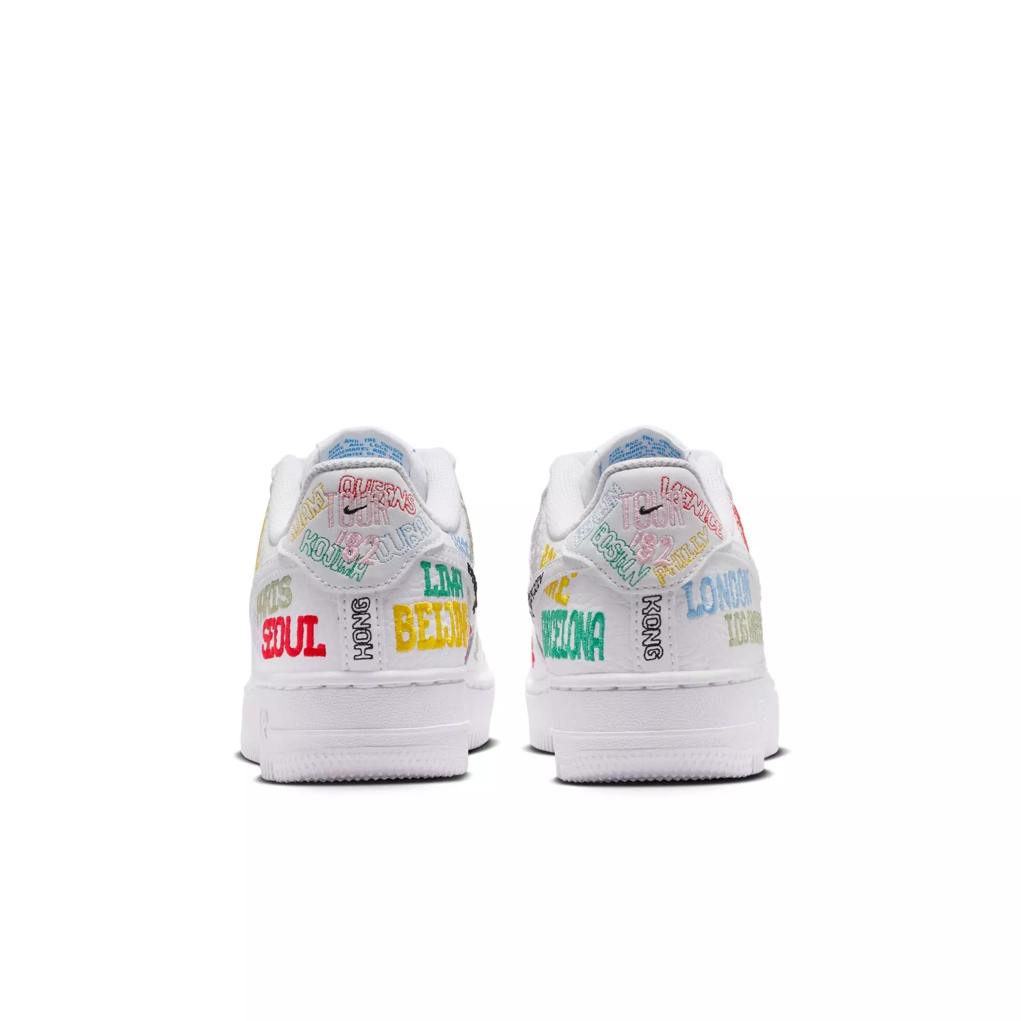 Nike Air Force 1 LV8 3 "On Tour" Grade School Boys' Shoe - WHITE/MULTI