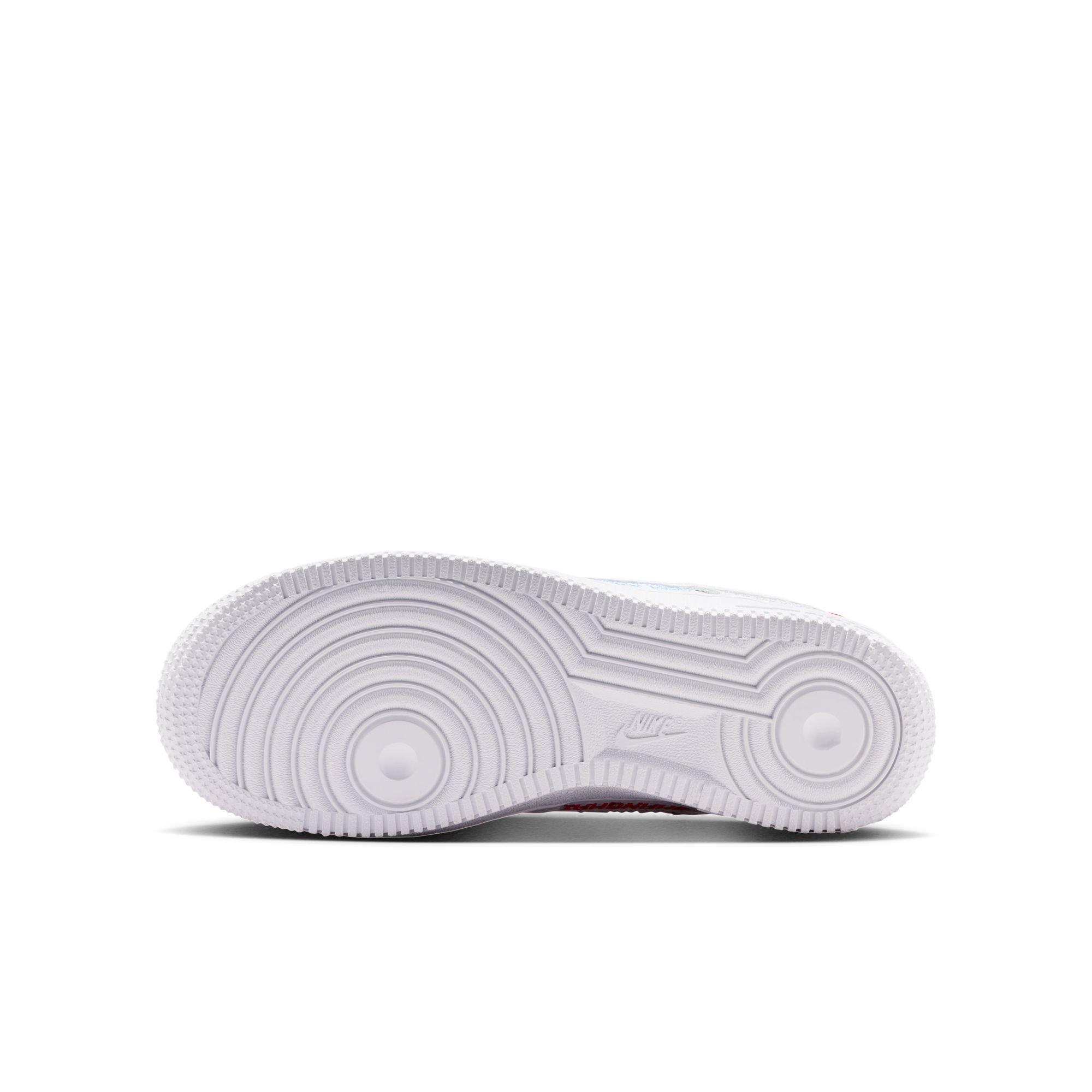 Nike Air Force 1 LV8 3 "On Tour" Grade School Boys' Shoe - WHITE/MULTI Thumbnail View 8