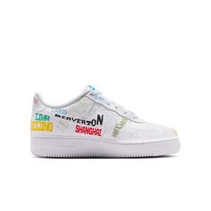 Nike Air Force 1 LV8 3 "White" Grade School Boys' Shoe