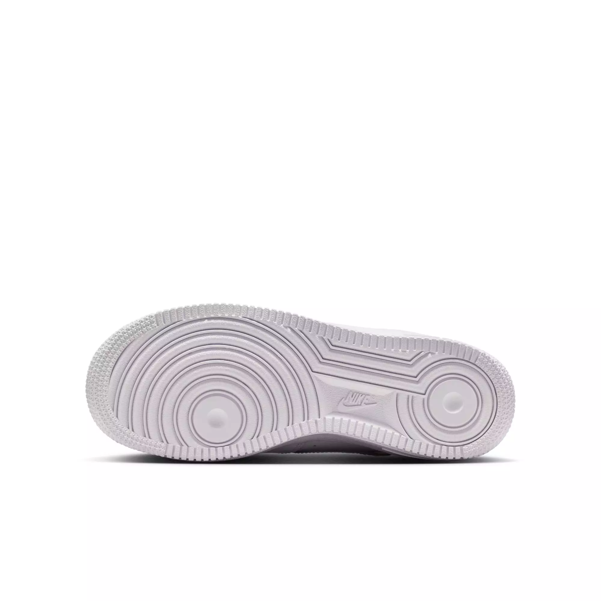 Nike Air Force 1 "White Patent" Grade School Boys' Shoe - WHITE