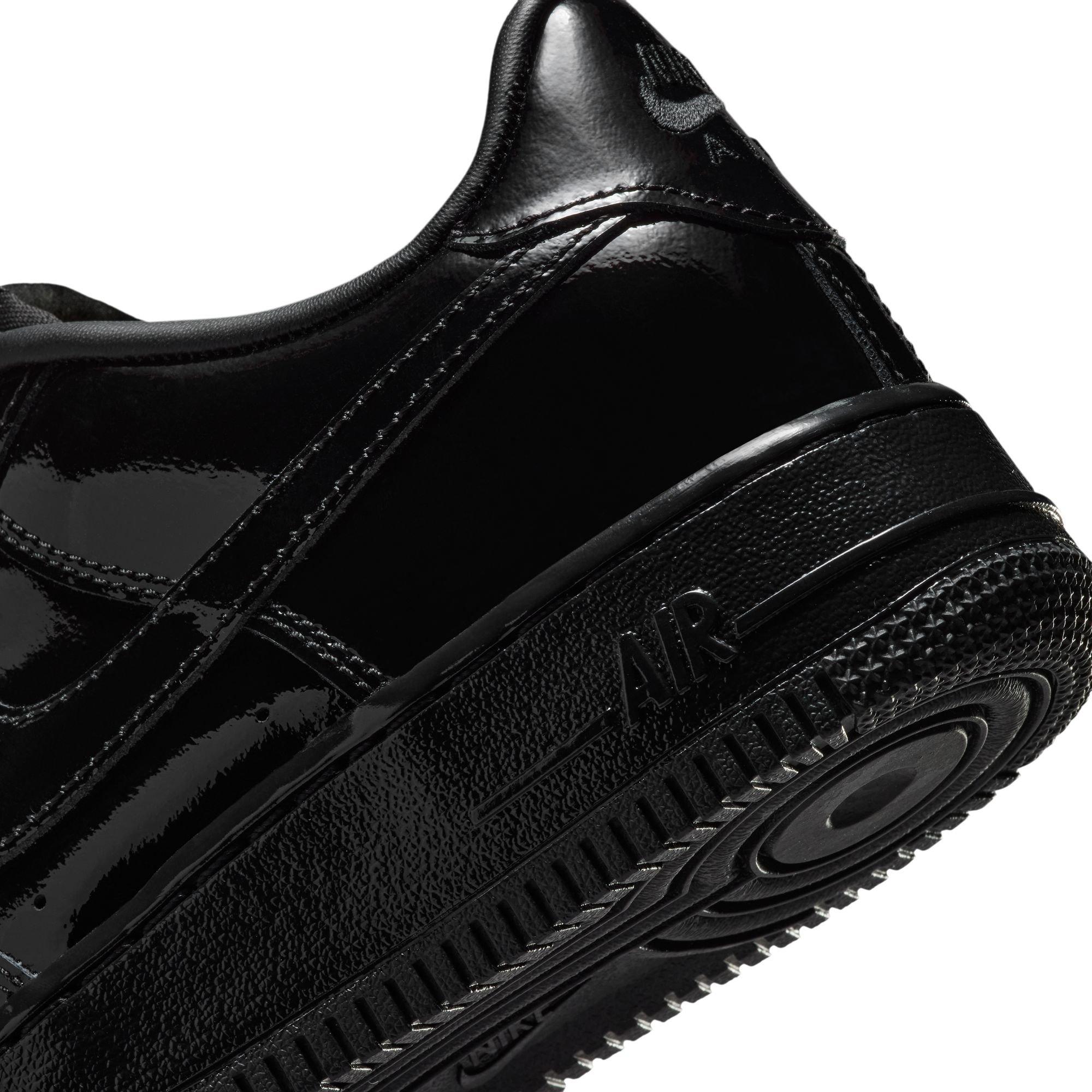 Nike Air Force 1 "Black Patent" Grade School Boys' Shoe - BLACK Thumbnail View 10