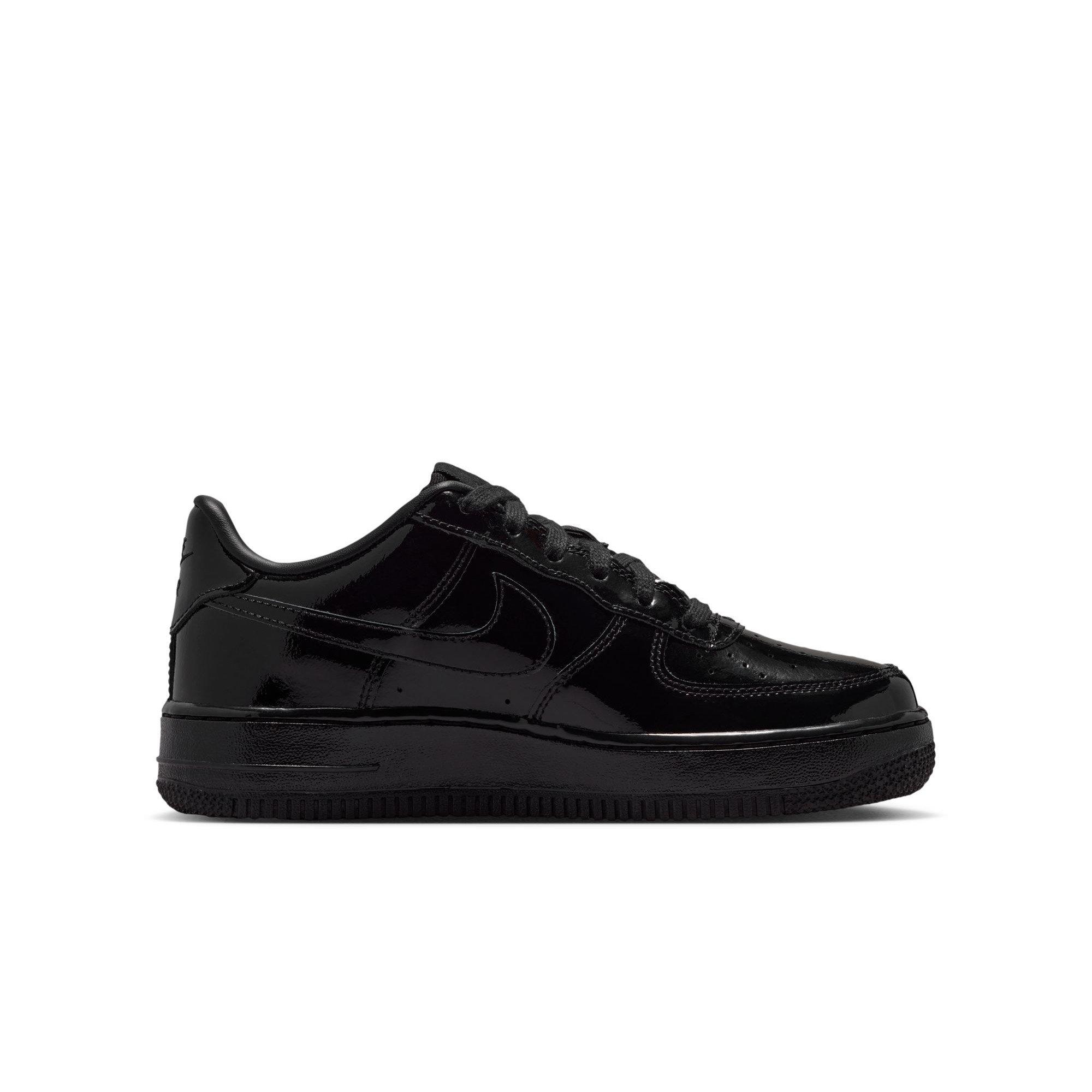 Nike Air Force 1 "Black" Grade School Boys' Shoe - BLACK Thumbnail View 2