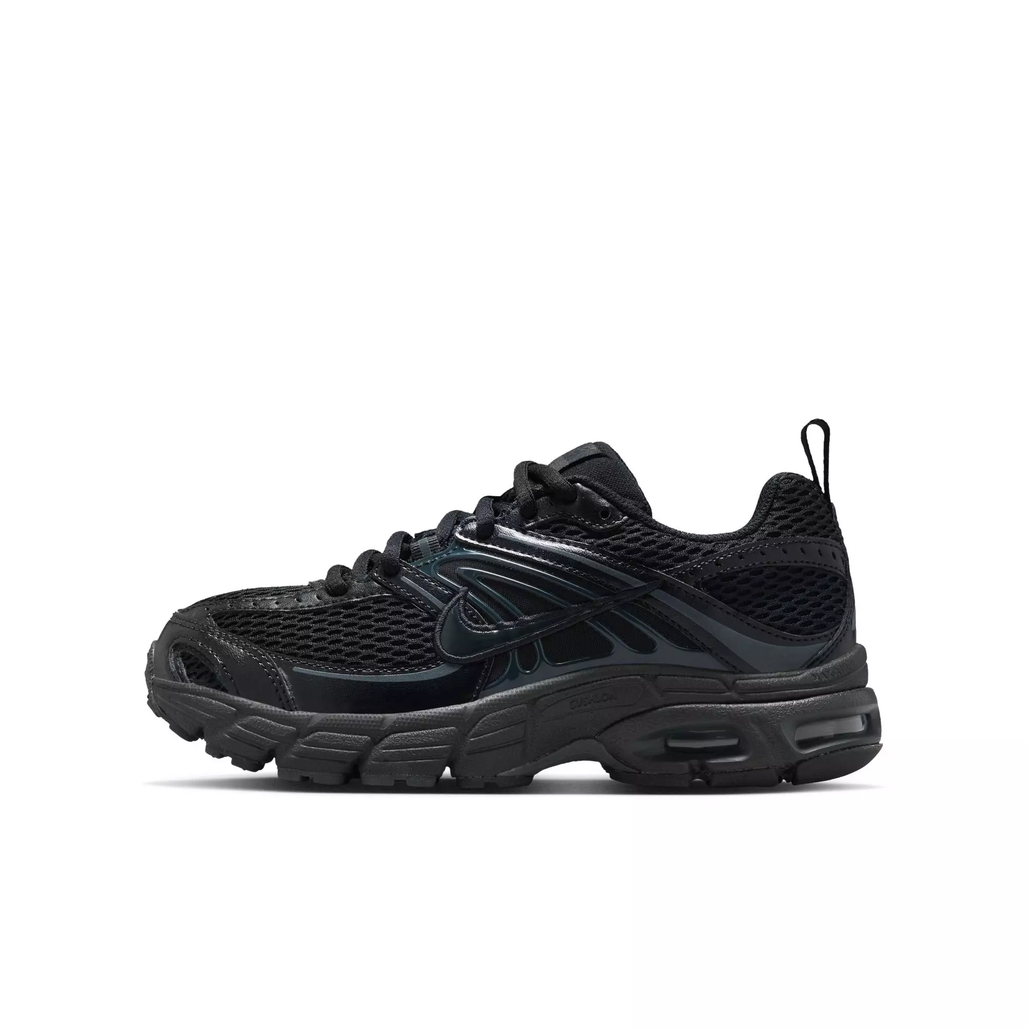 Nike Air Max Moto 2K "Black/Dk Smoke Grey/Mtlc Dark Grey" Grade School Boys' Shoe - BLACK/GREY