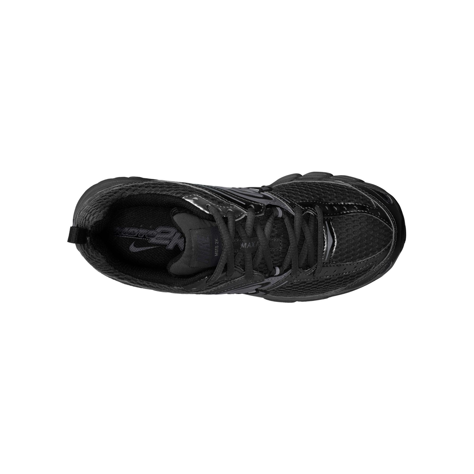 Nike Air Max Moto 2K "Black/Dk Smoke Grey/Mtlc Dark Grey" Grade School Boys' Shoe - BLACK/GREY Thumbnail View 8