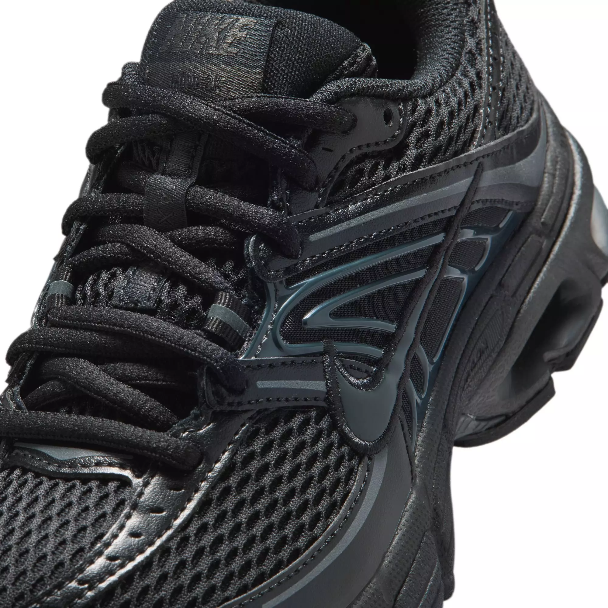 Nike Air Max Moto 2K "Black/Dk Smoke Grey/Mtlc Dark Grey" Grade School Boys' Shoe - BLACK/GREY