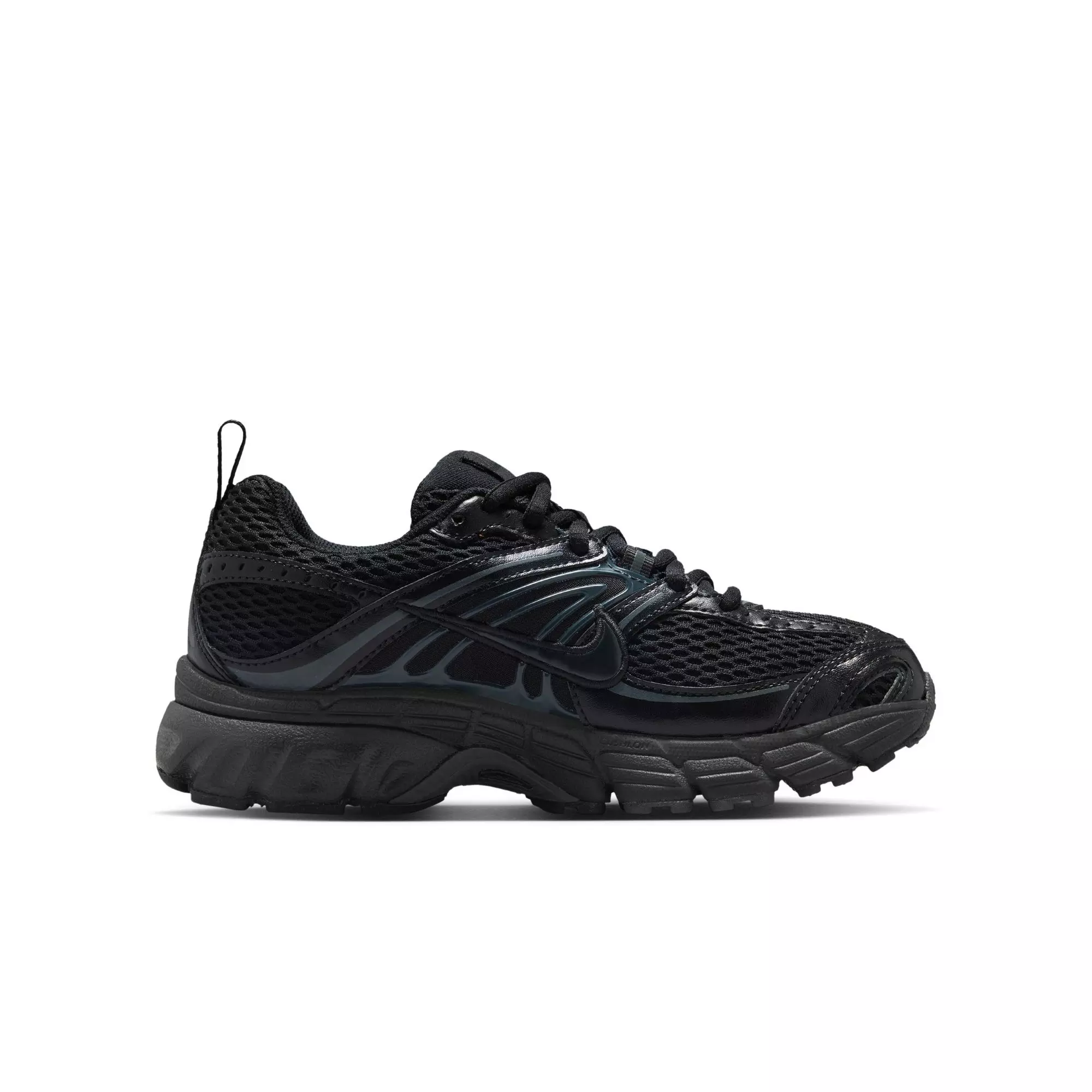 Nike Air Max Moto 2K "Black/Dk Smoke Grey/Mtlc Dark Grey" Grade School Boys' Shoe - BLACK/GREY