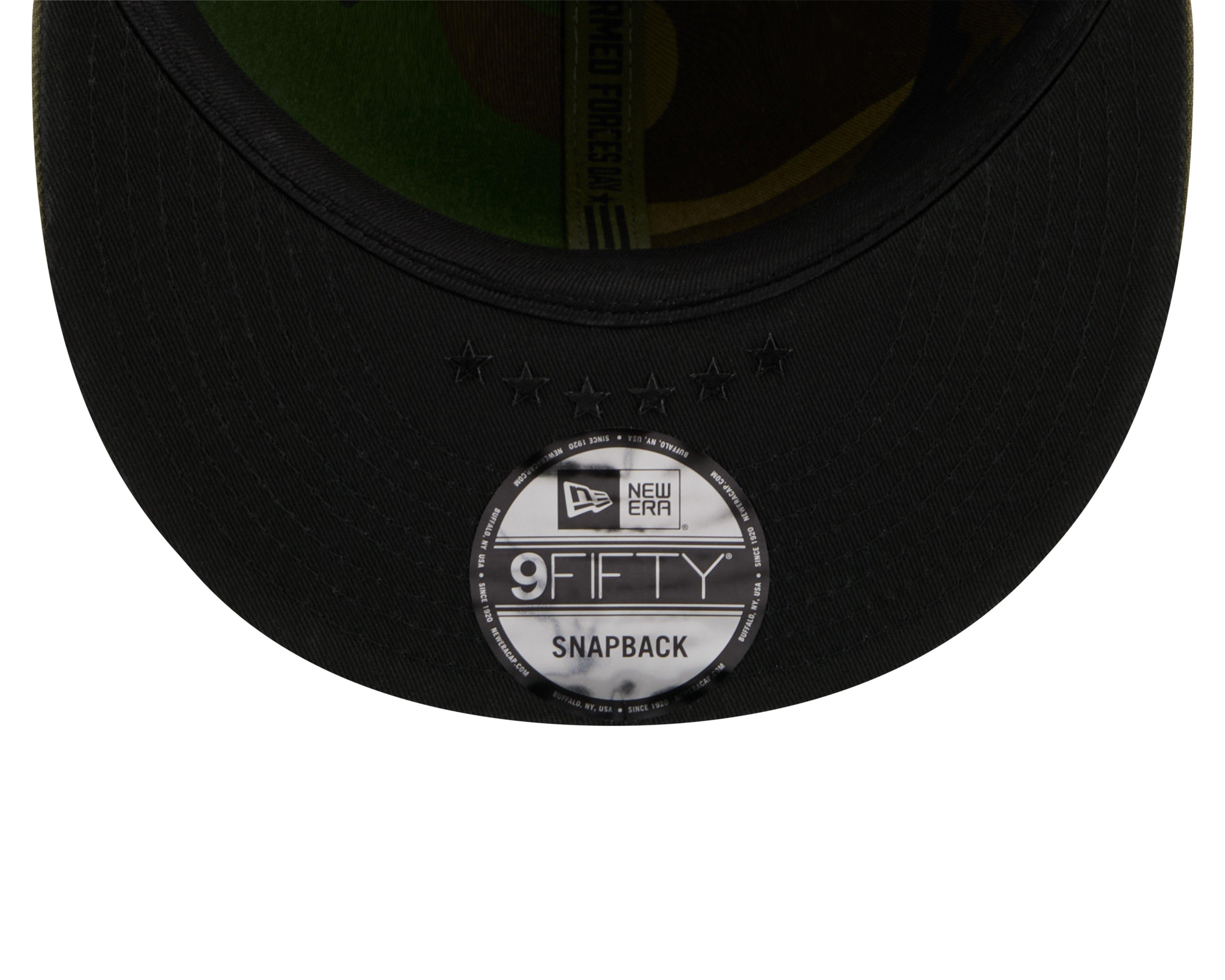New Era Minnesota Twins 9FIFTY Armed Forces Snapback Hat-Green - GREEN Thumbnail View 7