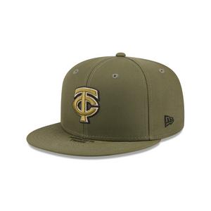 New Era Minnesota Twins 9FIFTY Armed Forces Snapback Hat-Green