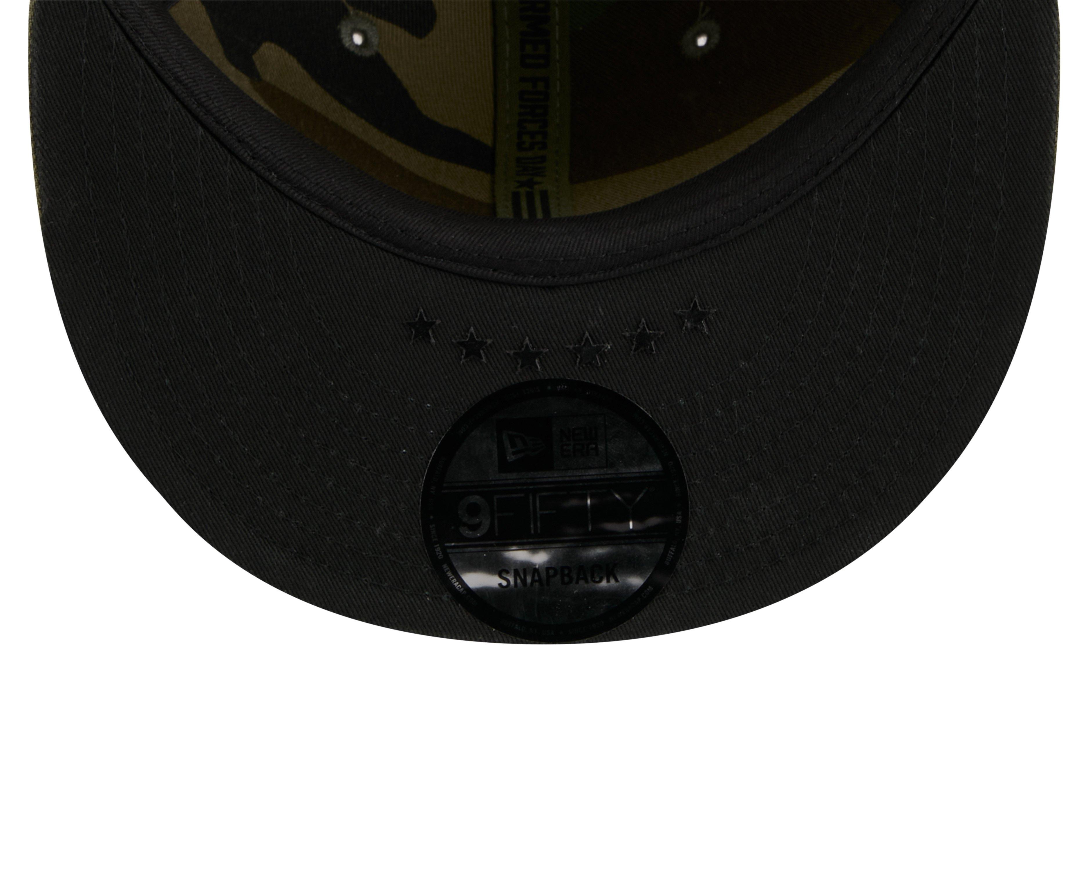 New Era Pittsburgh Pirates 9FIFTY Armed Forces Snapback Hat-Green - GREEN Thumbnail View 7