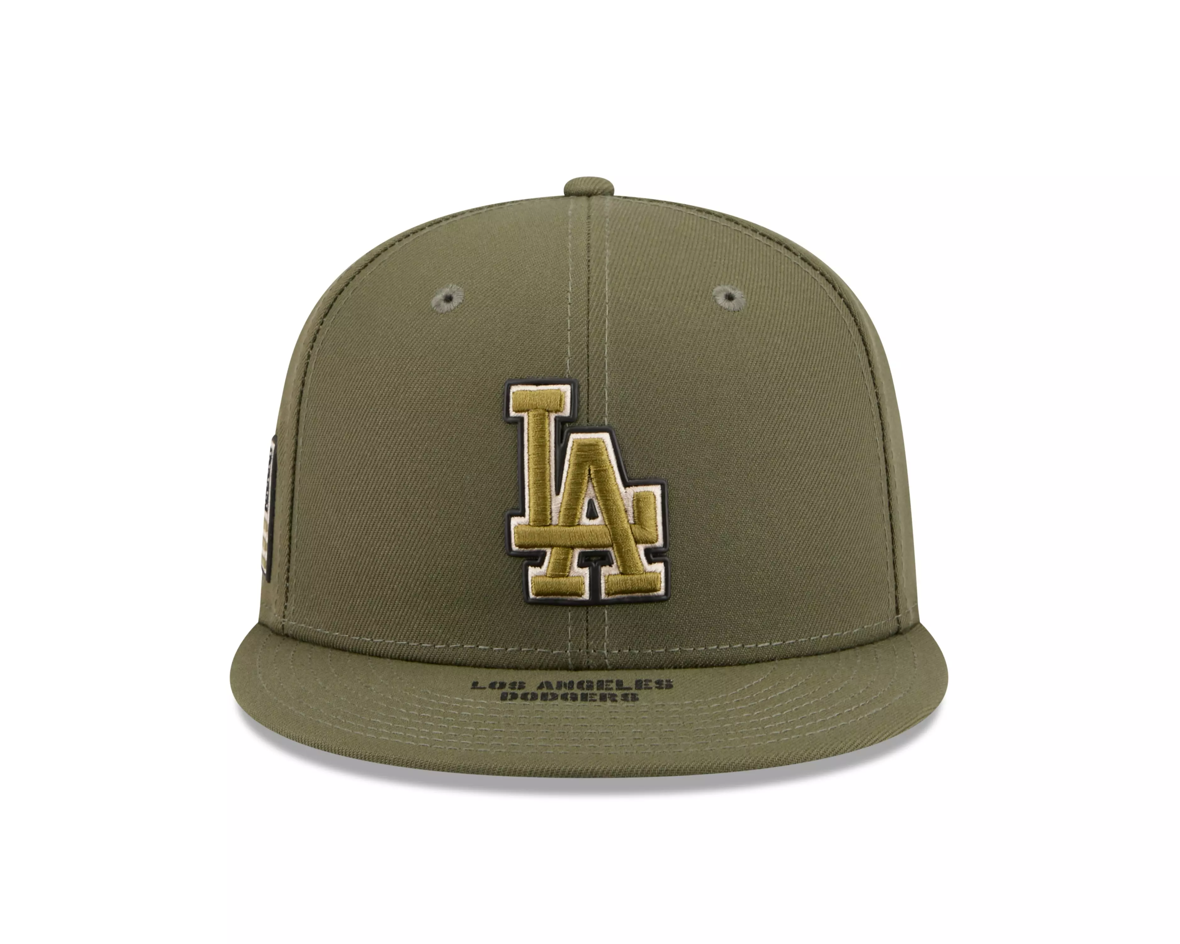 New Era Los Angeles Dodgers 9FIFTY Armed Forces Snapback Hat-Green - GREEN