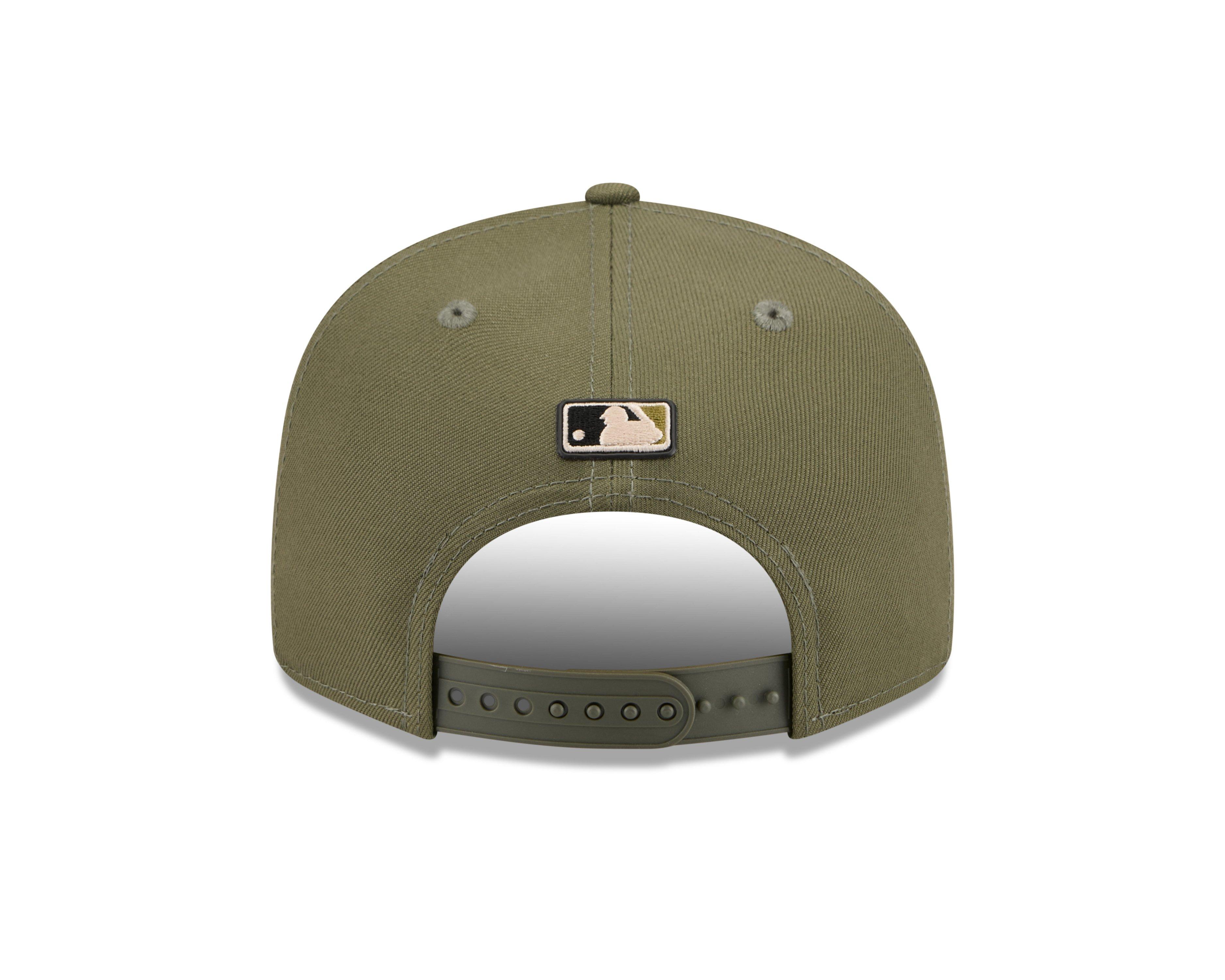 New Era Los Angeles Dodgers 9FIFTY Armed Forces Snapback Hat-Green - GREEN Thumbnail View 4