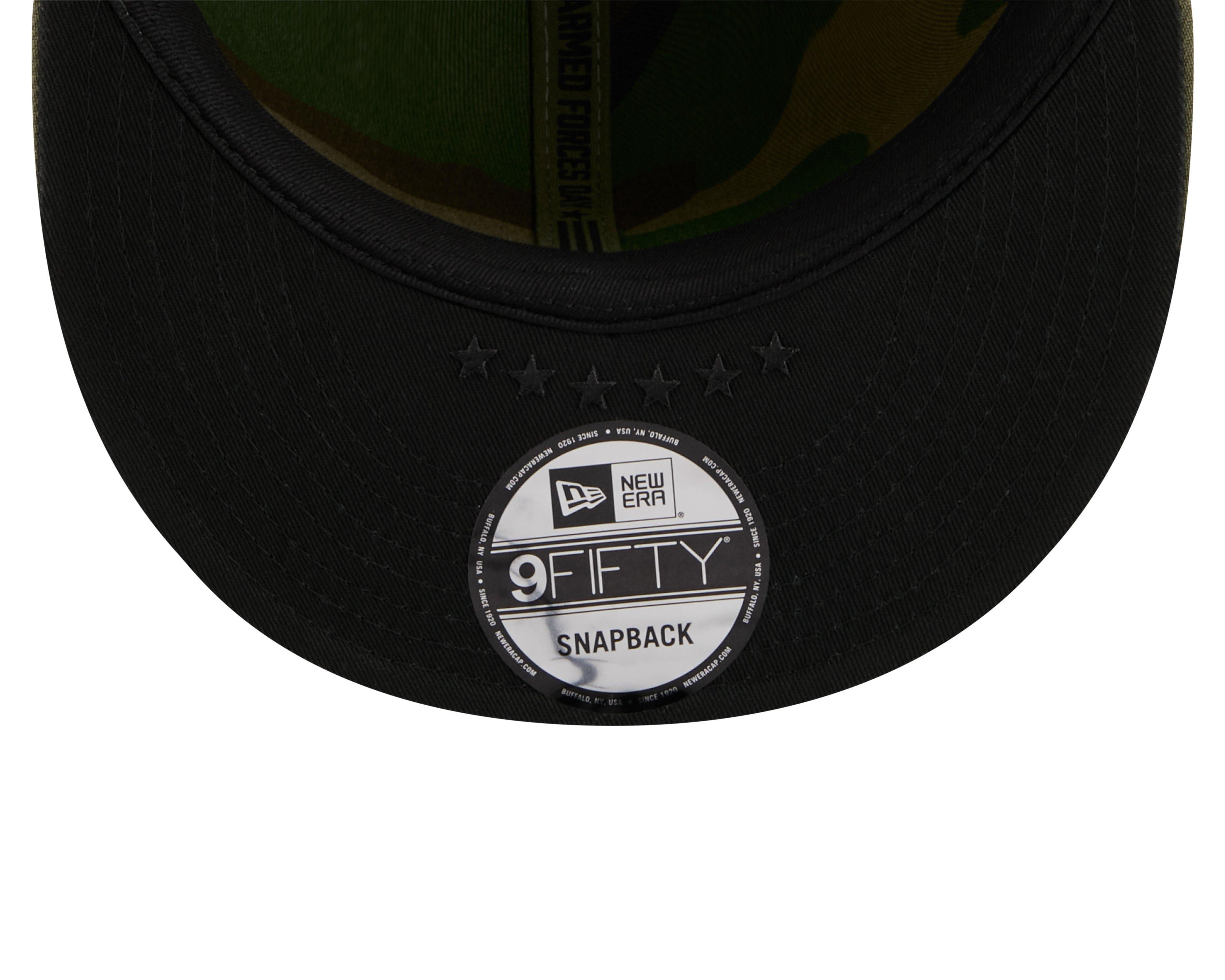 New Era Los Angeles Dodgers 9FIFTY Armed Forces Snapback Hat-Green - GREEN Thumbnail View 7