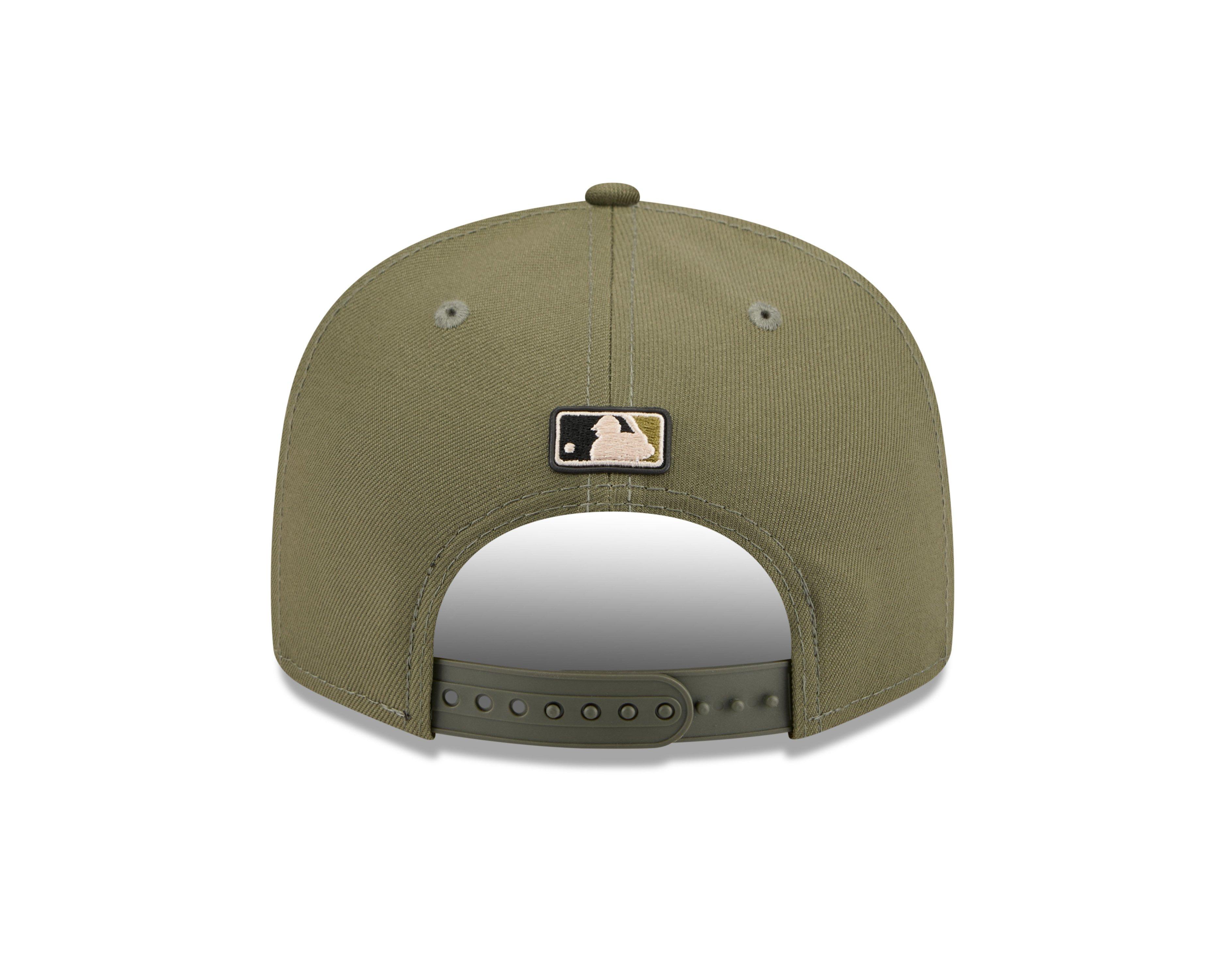 New Era Texas Rangers 9FIFTY Armed Forces Snapback Hat-Green - GREEN Thumbnail View 4