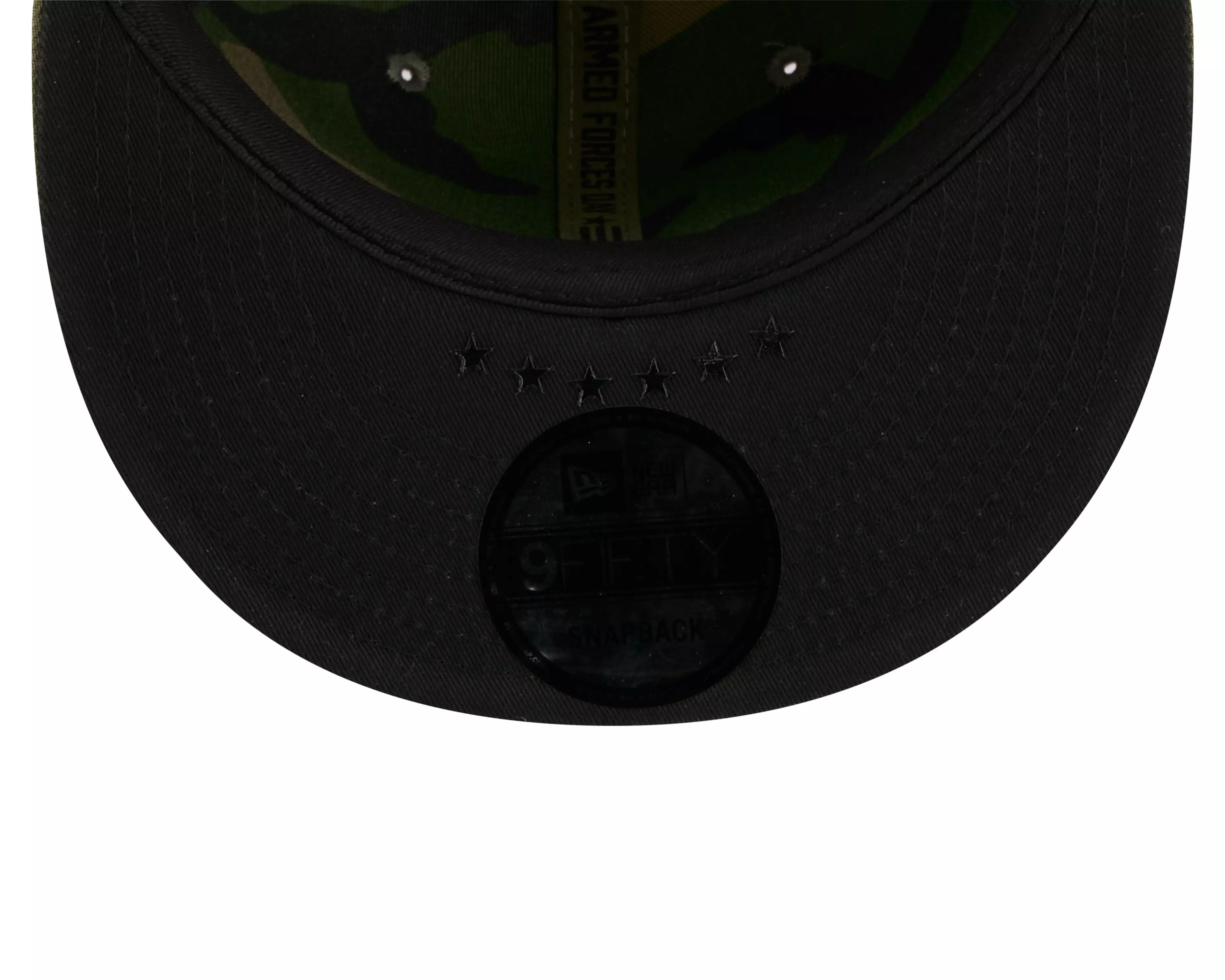 New Era Texas Rangers 9FIFTY Armed Forces Snapback Hat-Green - GREEN