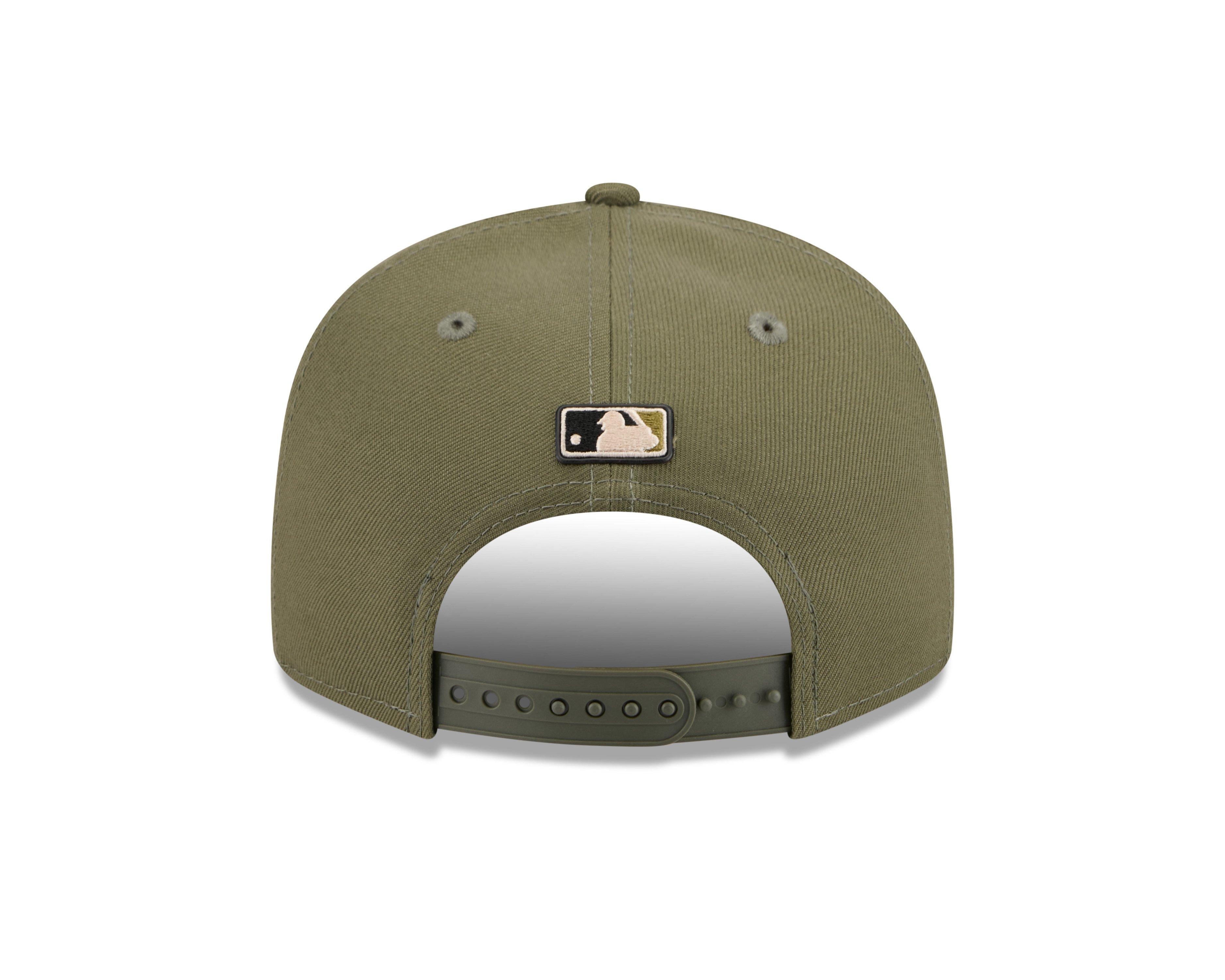 New Era Milwaukee Brewers 9FIFTY Armed Forces Snapback Hat-Green - GREEN Thumbnail View 4