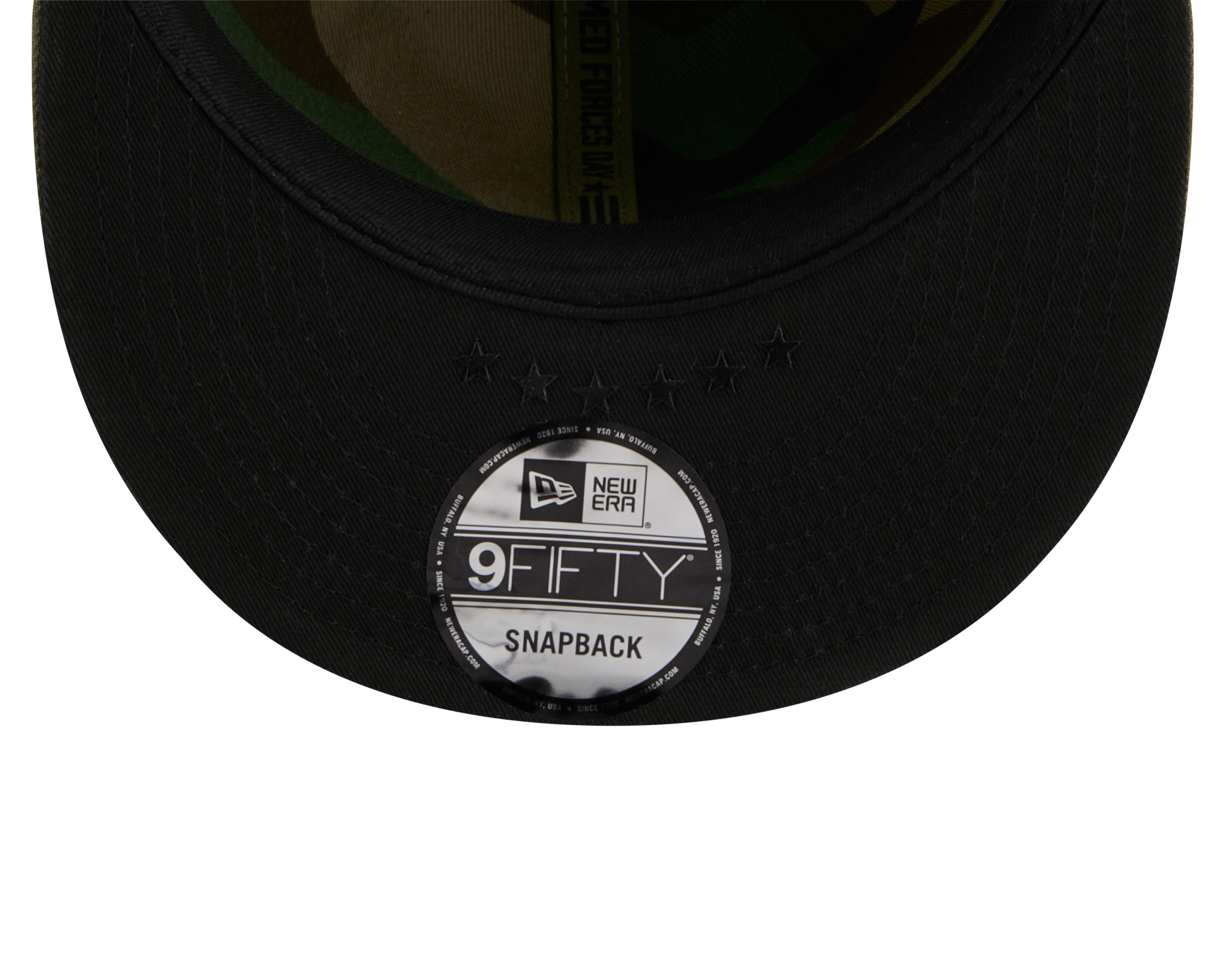 New Era Milwaukee Brewers 9FIFTY Armed Forces Snapback Hat-Green - GREEN Thumbnail View 7