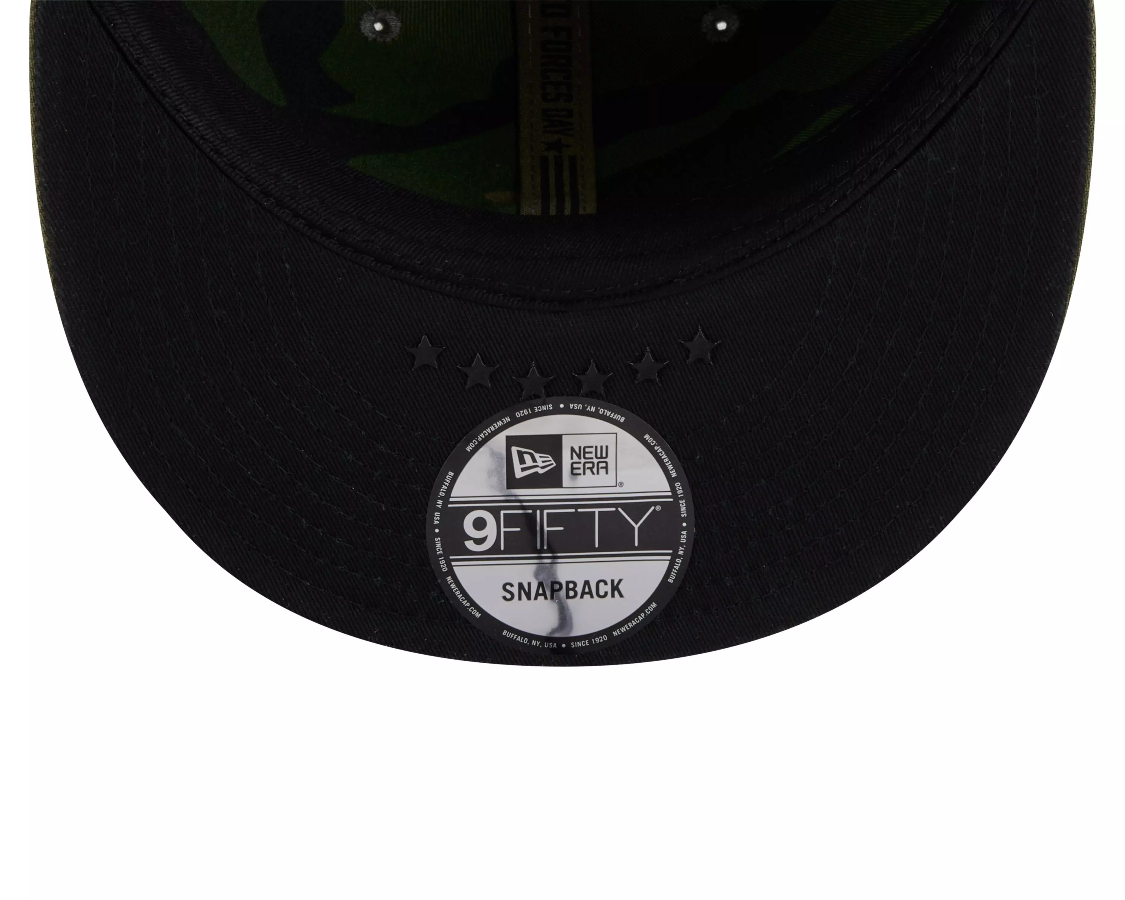 New Era Cleveland Guardians 9FIFTY Armed Forces Snapback Hat-Green - GREEN