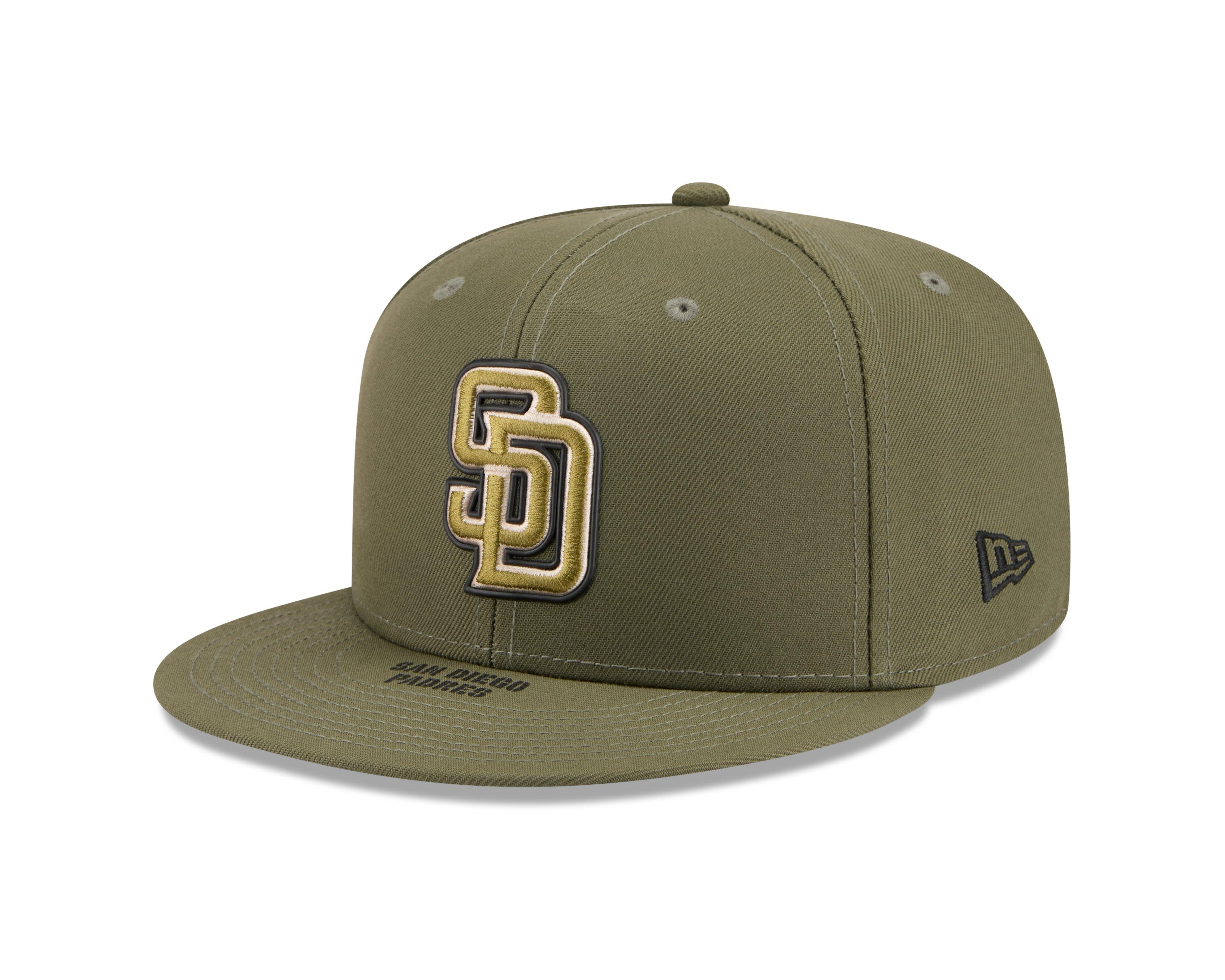 New Era San Diego Padres 9FIFTY Armed Forces Green Snapback Hat