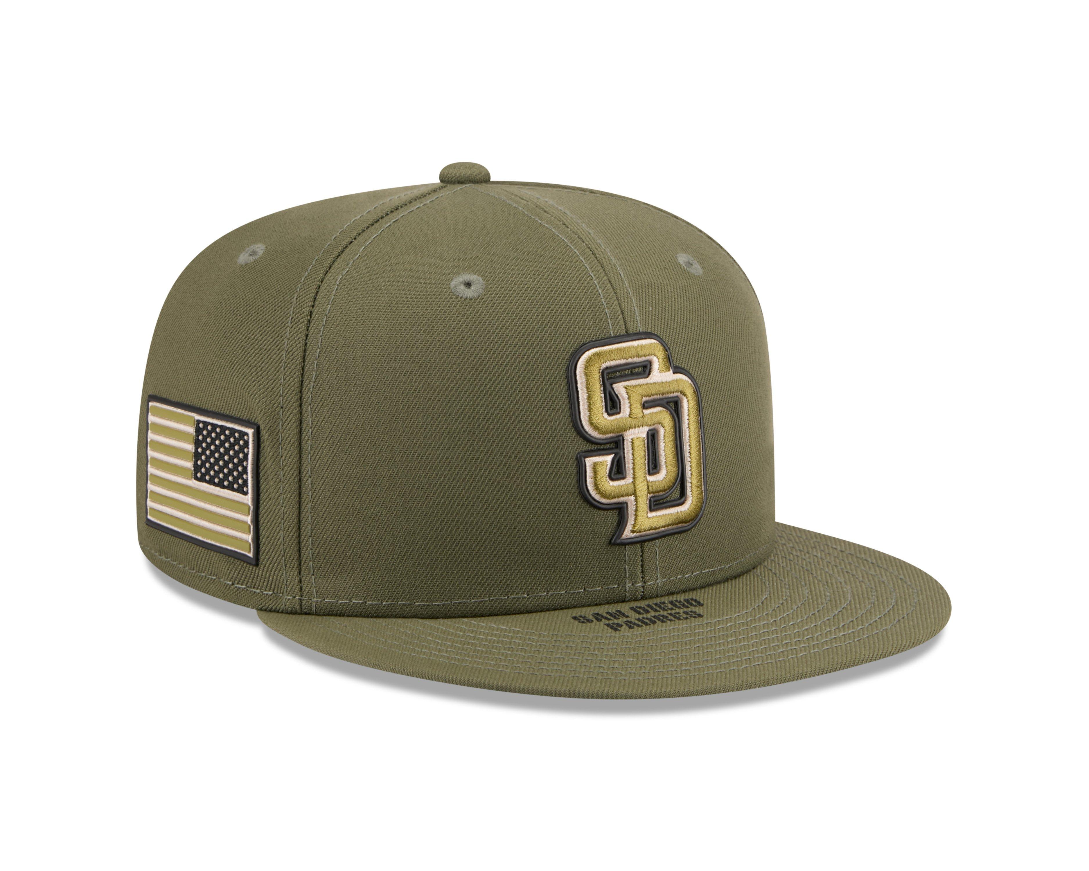New Era San Diego Padres 9FIFTY Armed Forces Green Snapback Hat