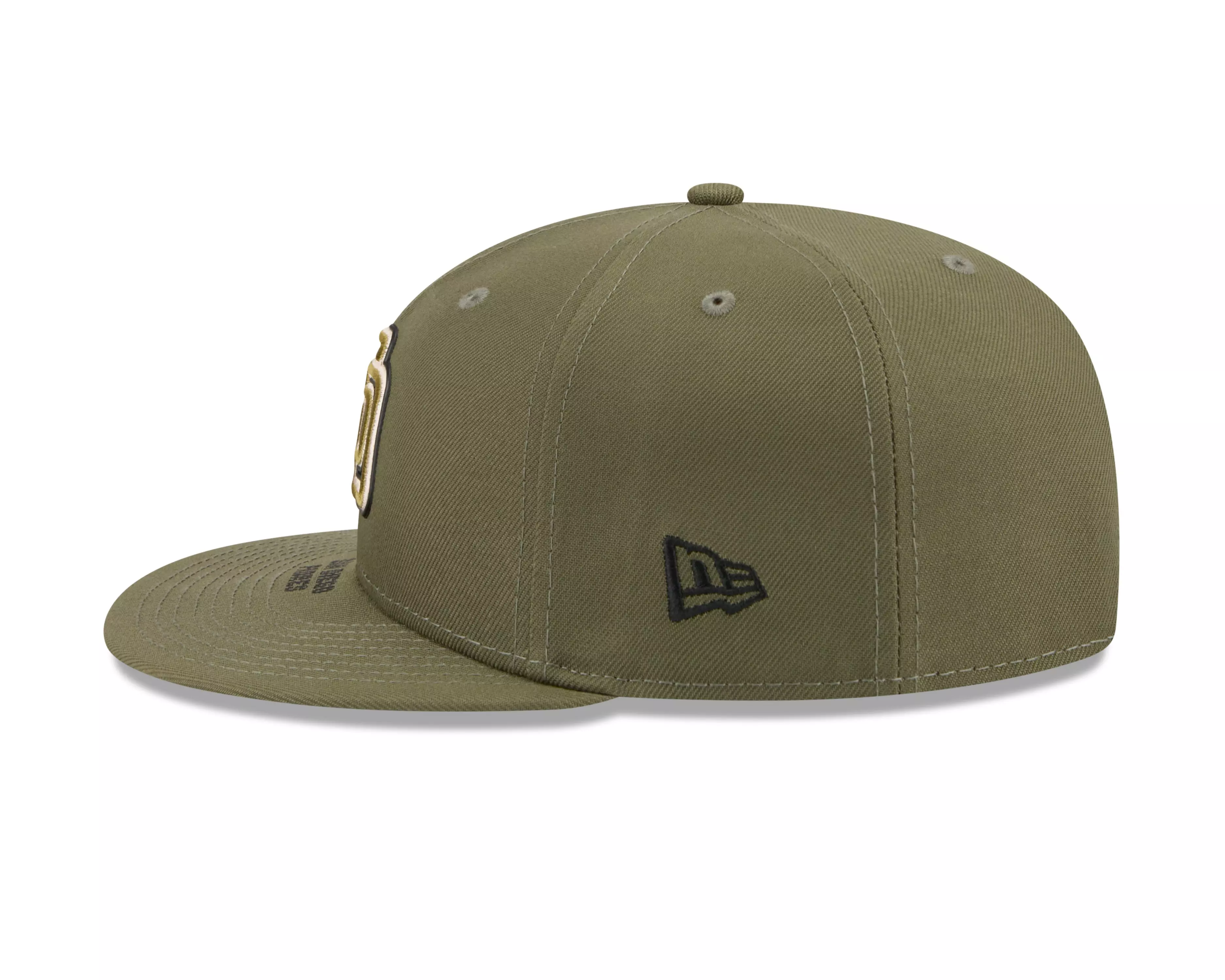 New Era San Diego Padres 9FIFTY Armed Forces Snapback Hat-Green - GREEN