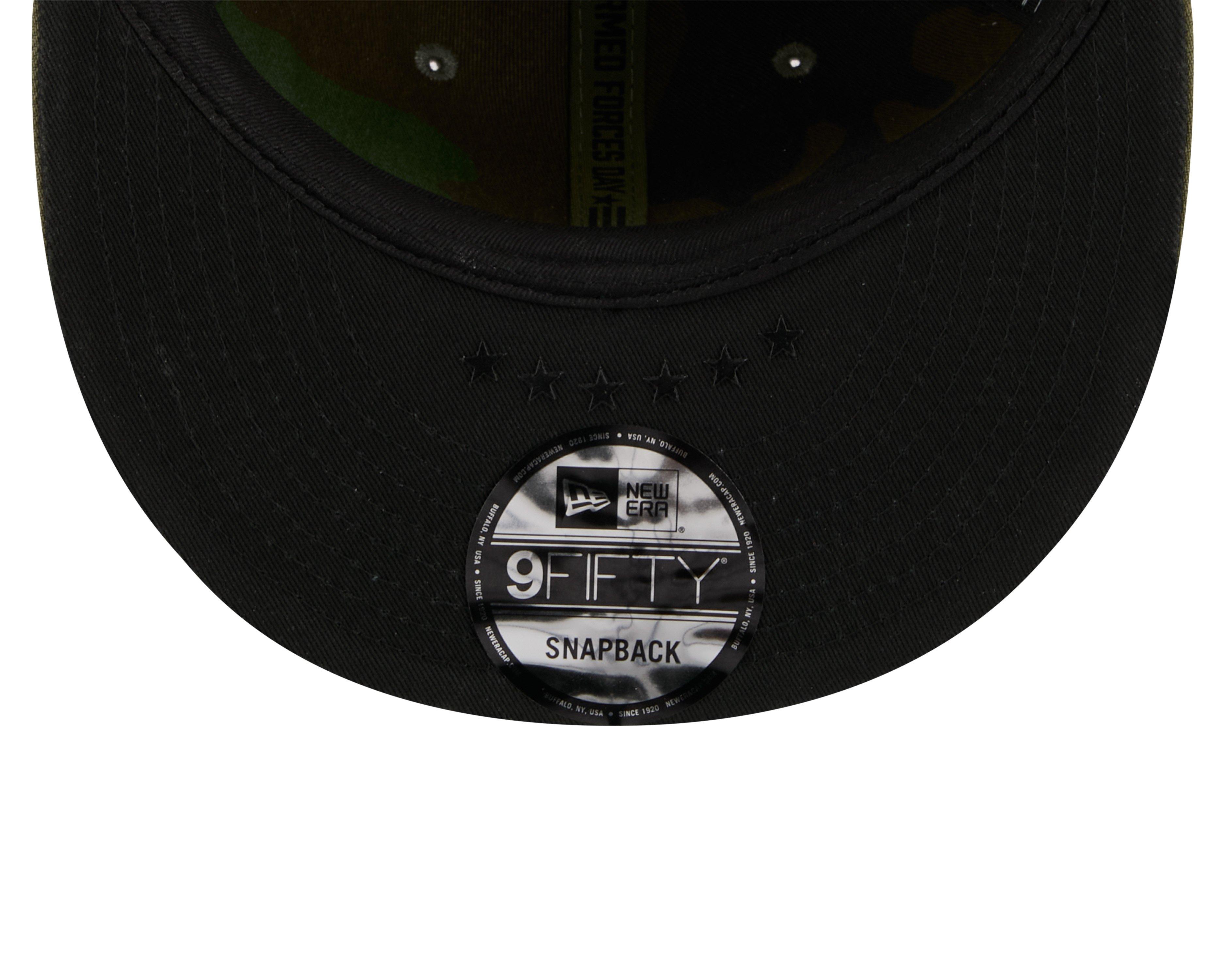 New Era Tampa Bay Rays 9FIFTY Armed Forces Snapback Hat-Green - GREEN Thumbnail View 7