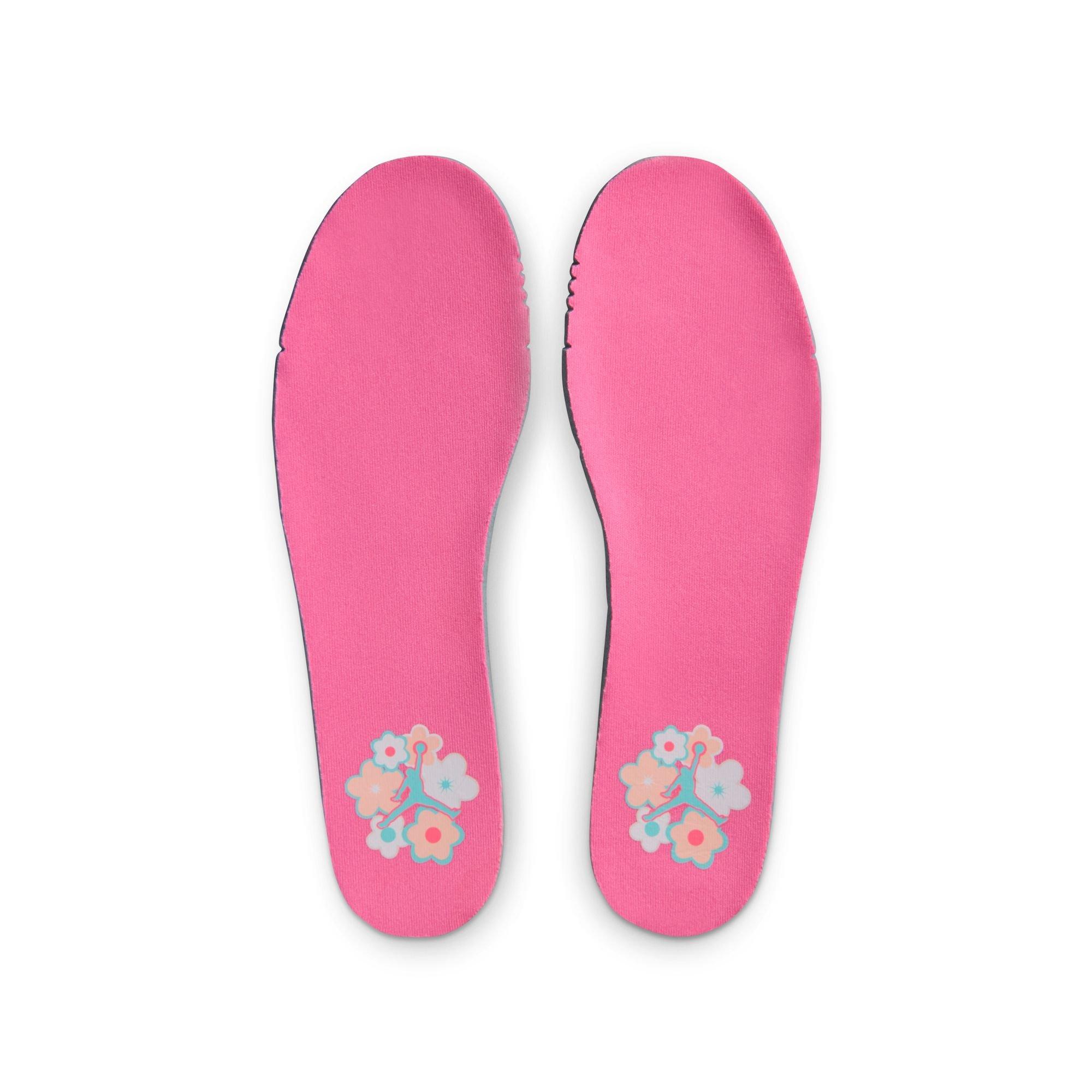 Jordan 1 Low SE "Pink Bloom" Grade School Girls' Shoe - PINK Thumbnail View 12