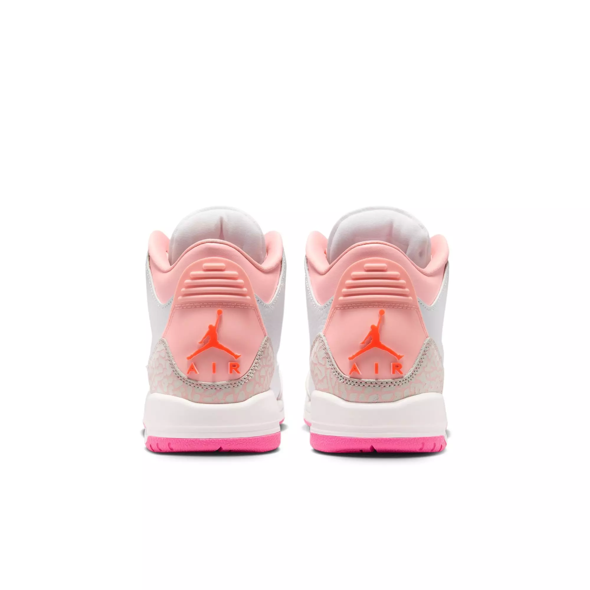 JORDAN 3 RETRO "SECRET GARDEN" GS - PEARL PINK/HYPER ORANGE/PINK BLOOM