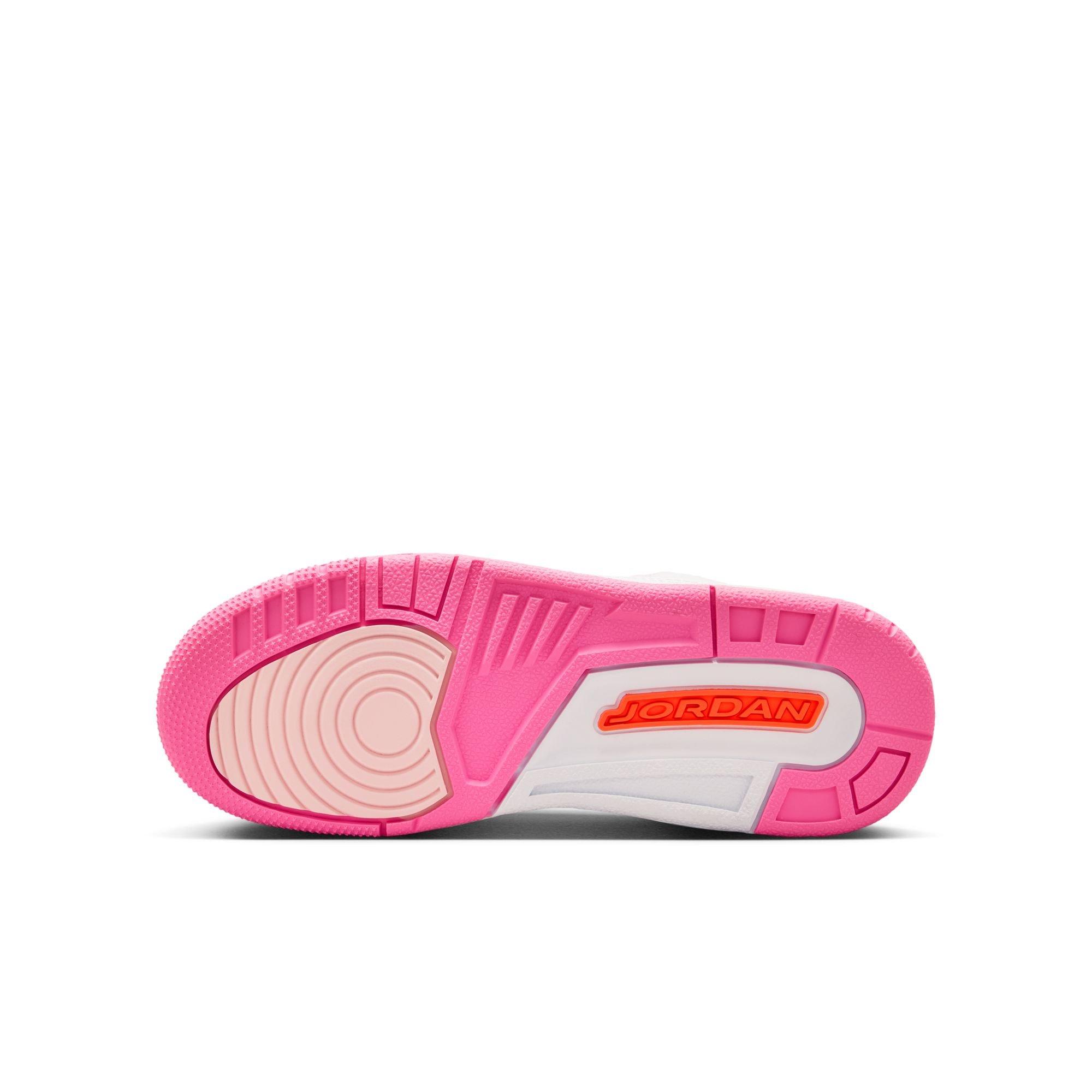 JORDAN 3 RETRO "SECRET GARDEN" GS - PEARL PINK/HYPER ORANGE/PINK BLOOM Thumbnail View 13