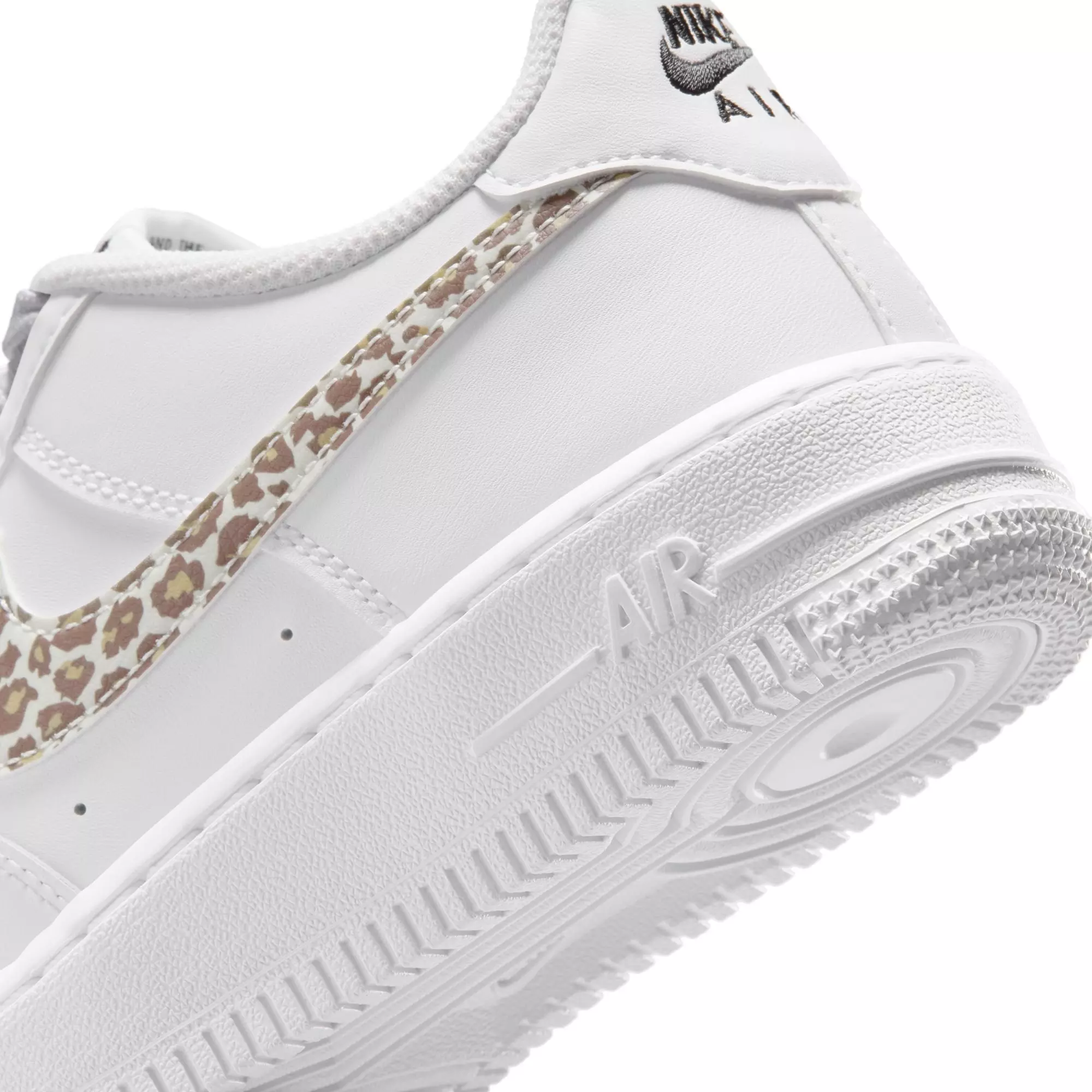 Nike Air Force 1 Low "White/Black" Grade School Girls' Shoe - PINK/GREY