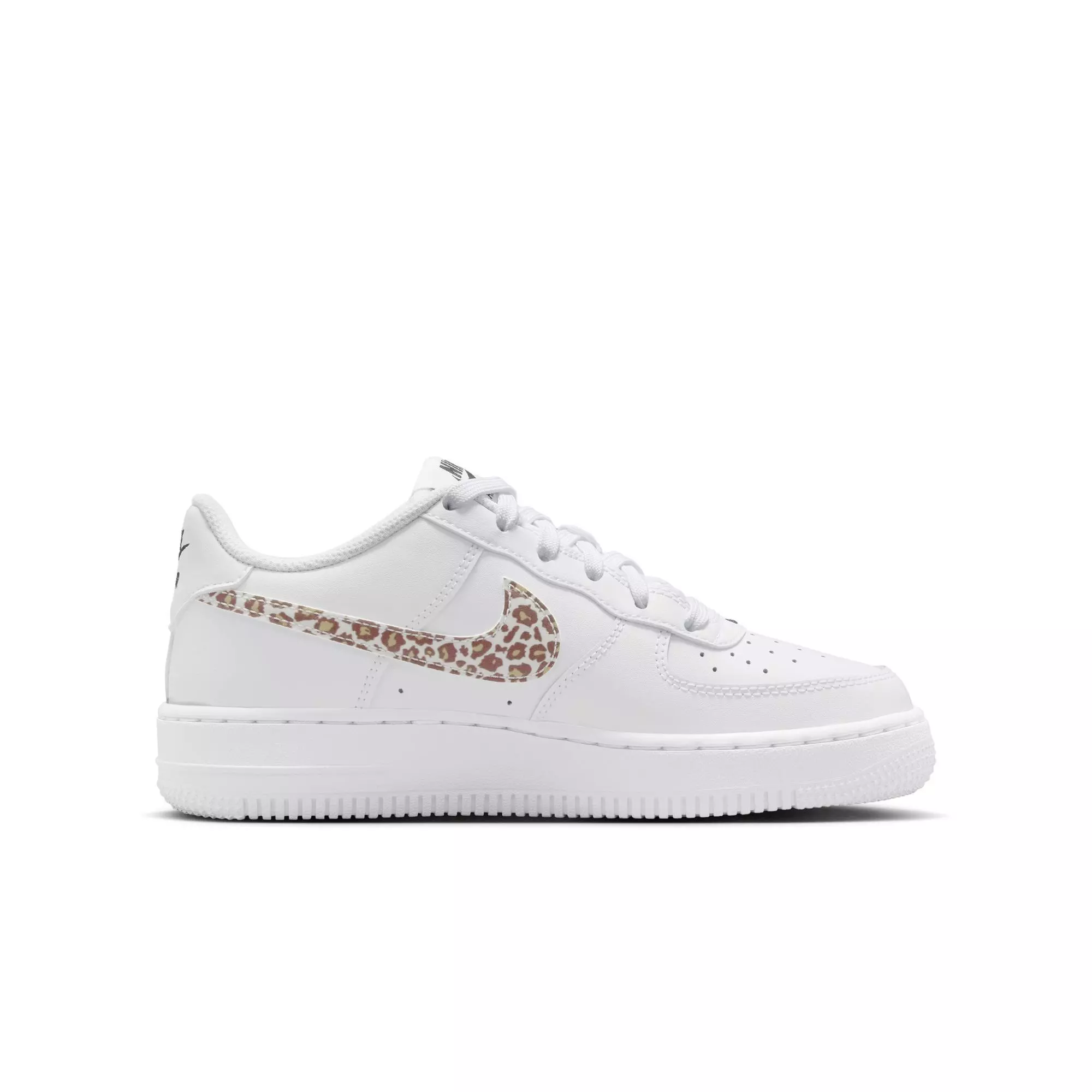 Nike Air Force 1 Low Cheetah "White/Black" Grade School Girls' Shoe - PINK/GREY