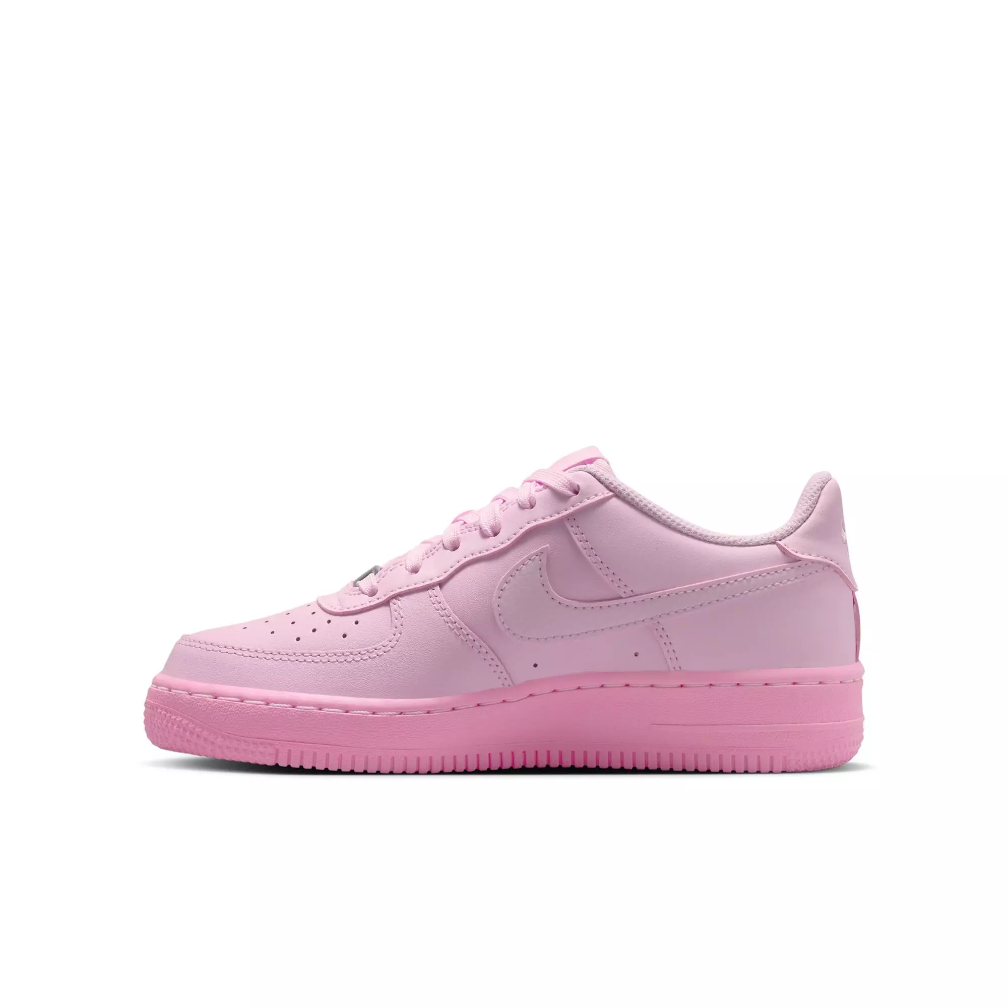 Nike Air Force 1 "Pink Foam/Pink Rise" Grade School Girls' Shoe - PINK
