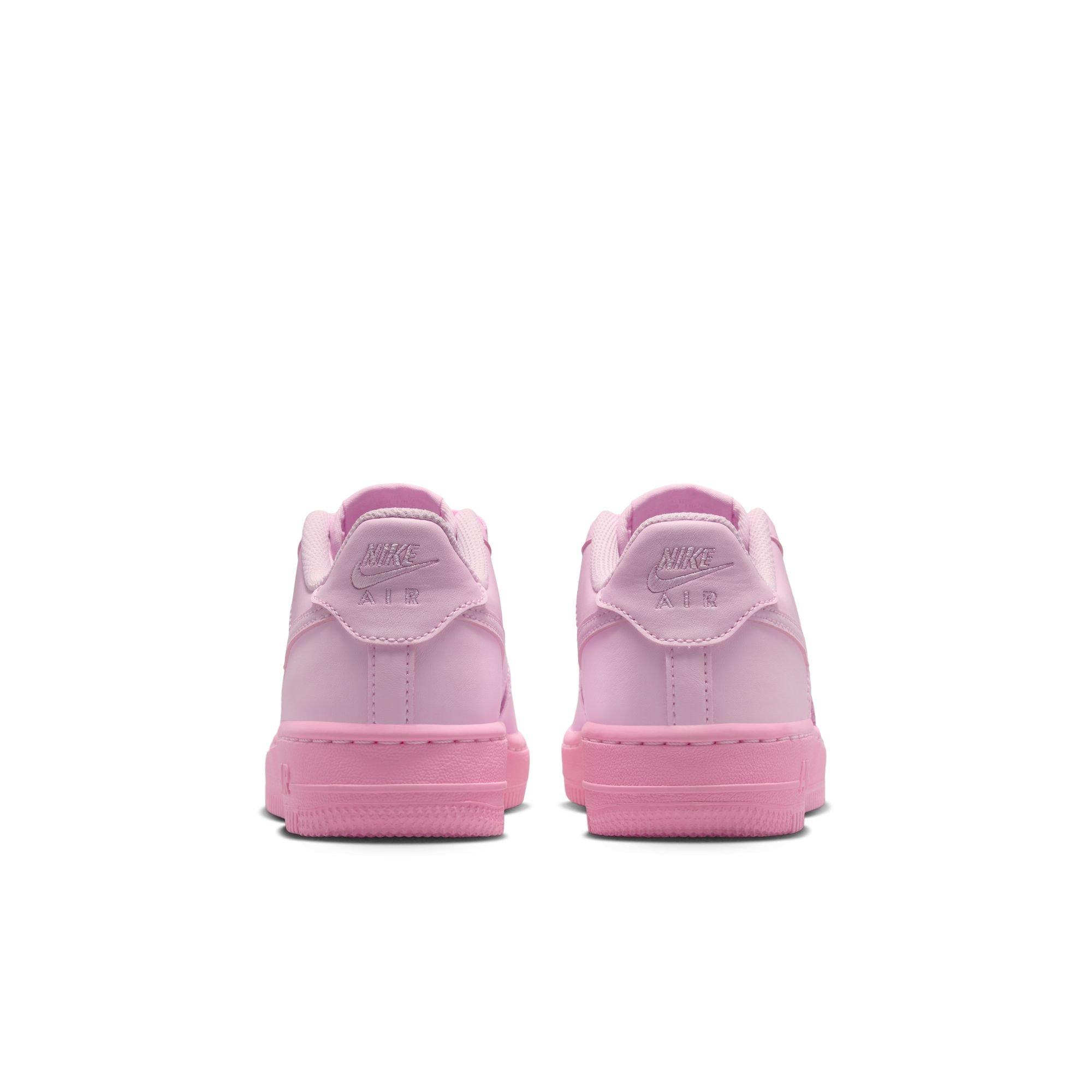 Nike Air Force 1 "Pink Foam/Pink Rise" Grade School Girls' Shoe - PINK Thumbnail View 7