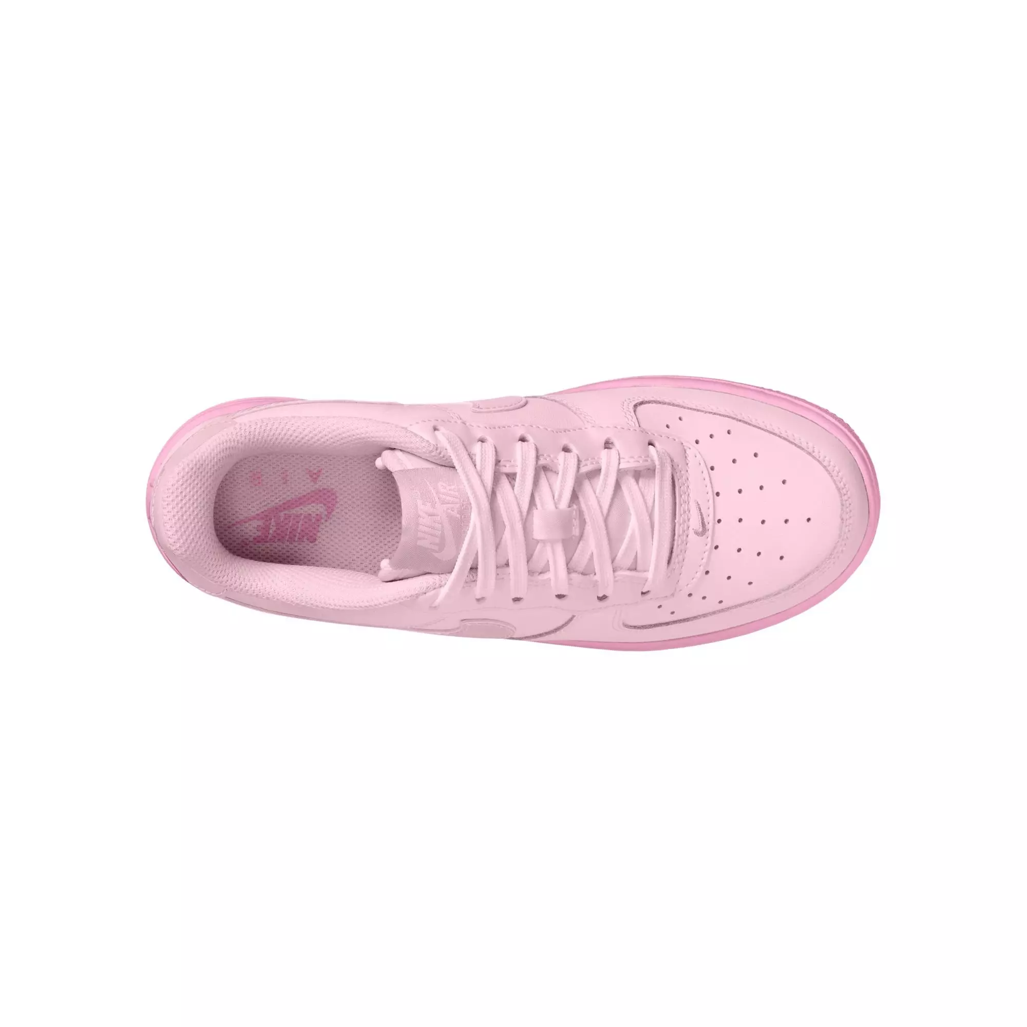 Nike Air Force 1 "Pink Foam/Pink Rise" Grade School Girls' Shoe - PINK