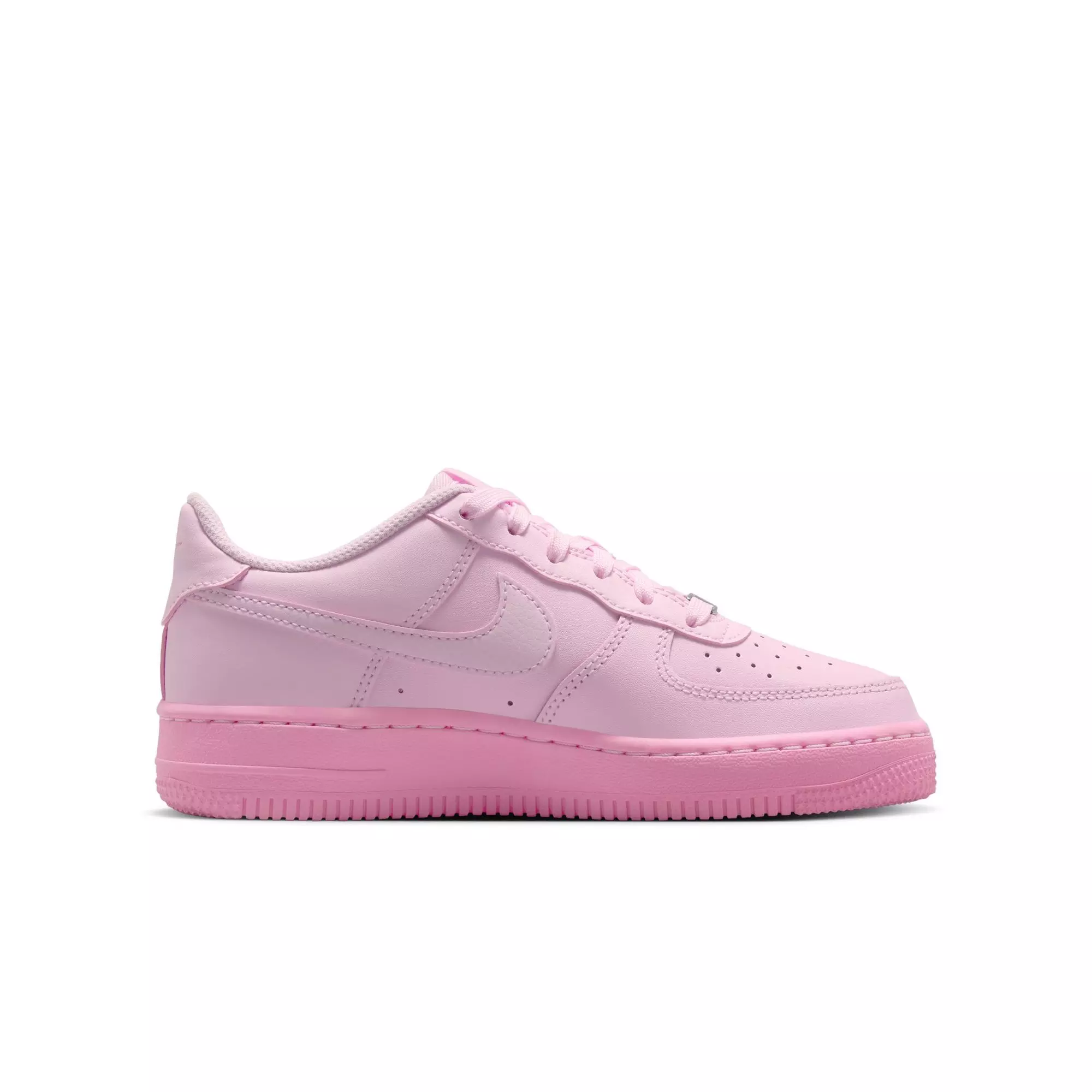 Nike Air Force 1 "Pink Foam/Pink Rise" Grade School Girls' Shoe - PINK