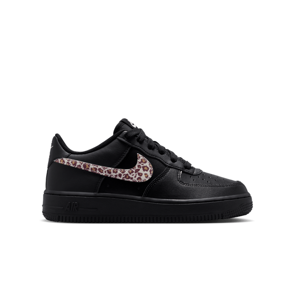 Nike Air Force 1 Low Cheetah "Black/White" Grade School Girls' Shoe
