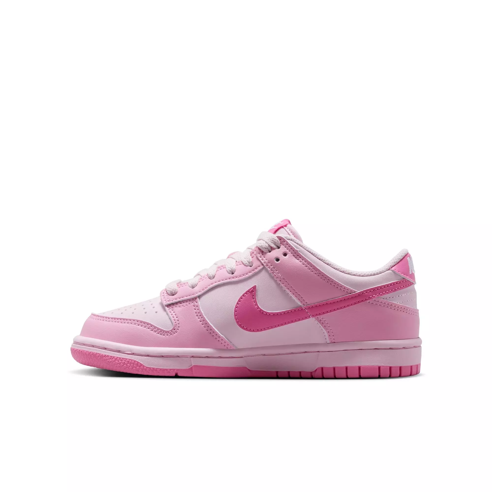 Nike Dunk Low "Pink Rise/Pink Foam/White" Grade School Girls' Shoe - MULTI-COLOR