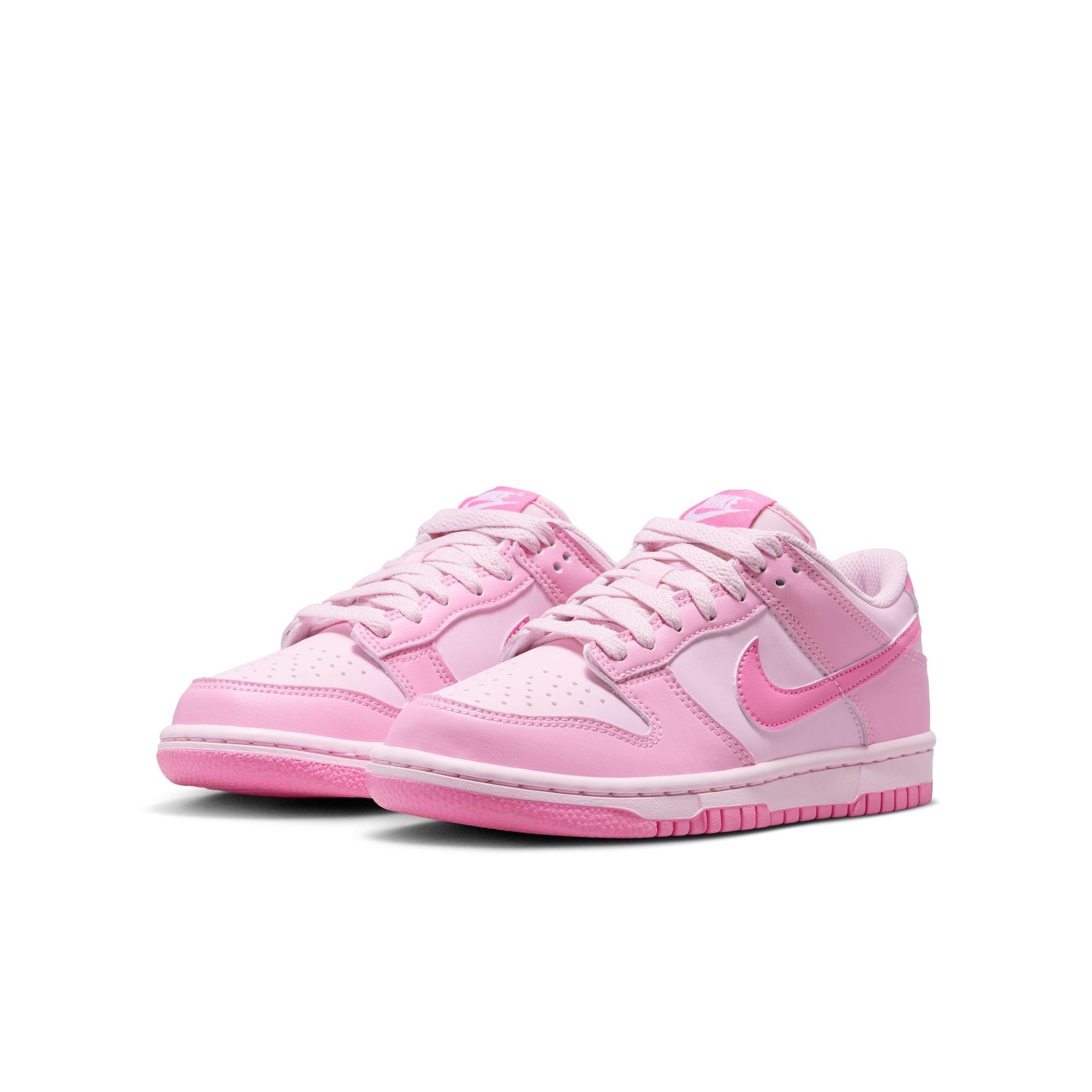 Nike Dunk Low Grade School Girls' "Pink Rise/Pink Foam/White" Shoe