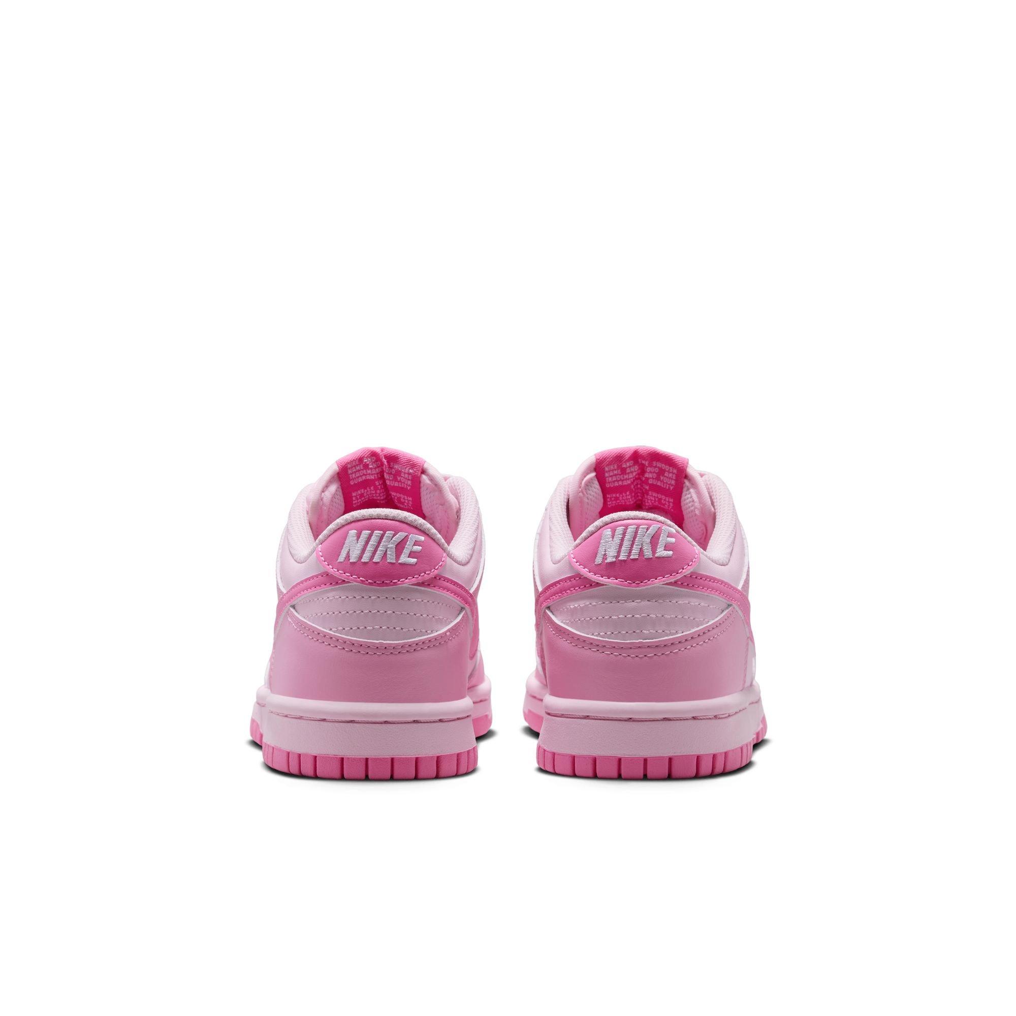 Nike Dunk Low Grade School Girls' "Pink Rise/Pink Foam/White" Shoe